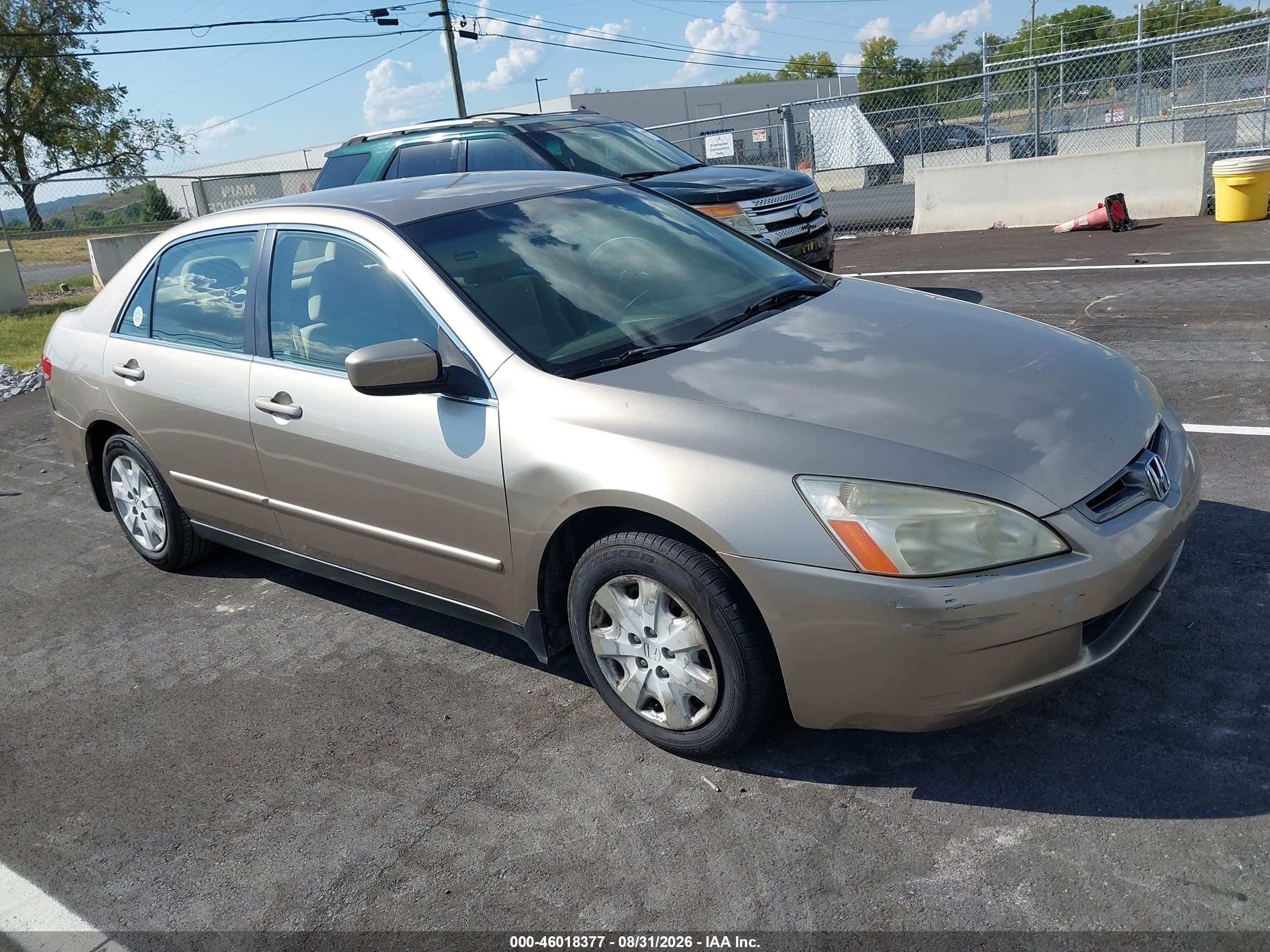 2004 Honda Accord 2.4 Lx Tan vin: JHMCM56364C001091