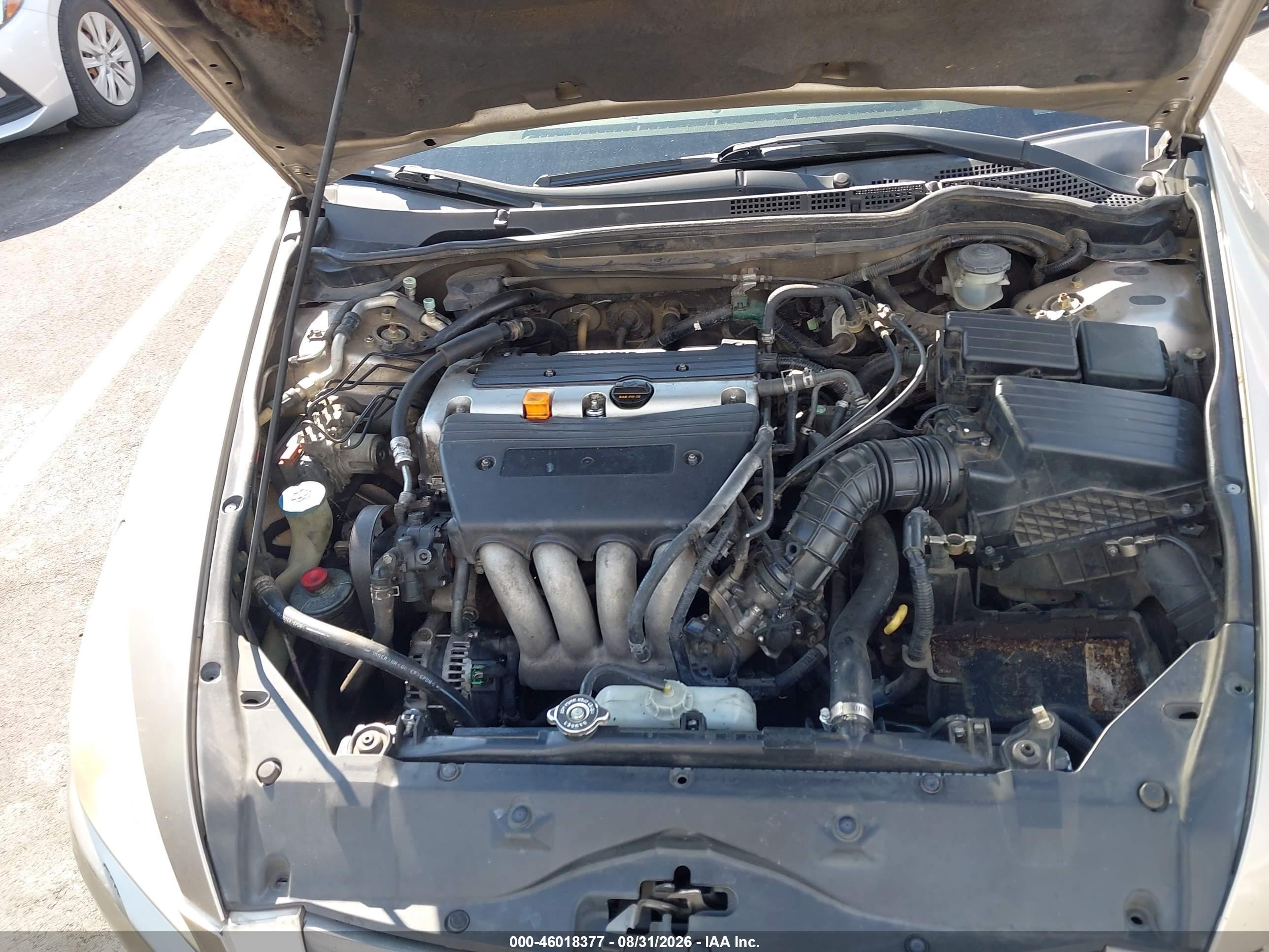 2004 Honda Accord 2.4 Lx Tan vin: JHMCM56364C001091