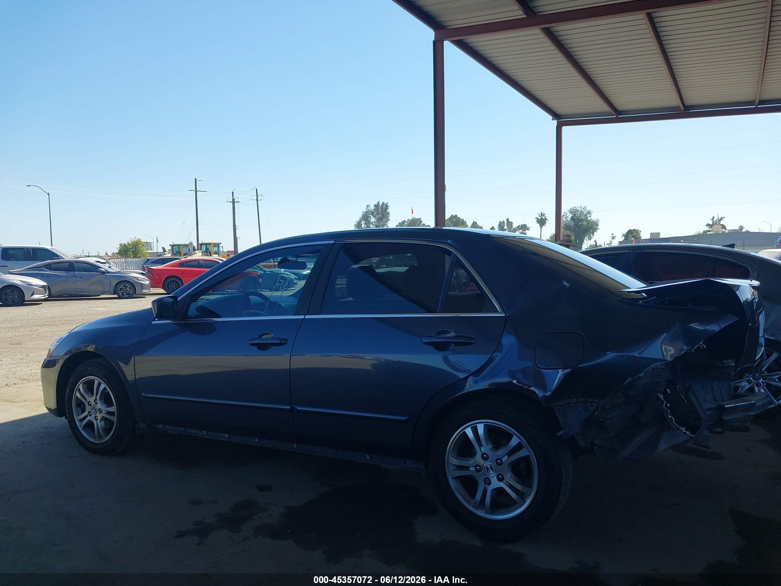 2007 Honda Accord 2.4 Se Navy vin: JHMCM56367C007607