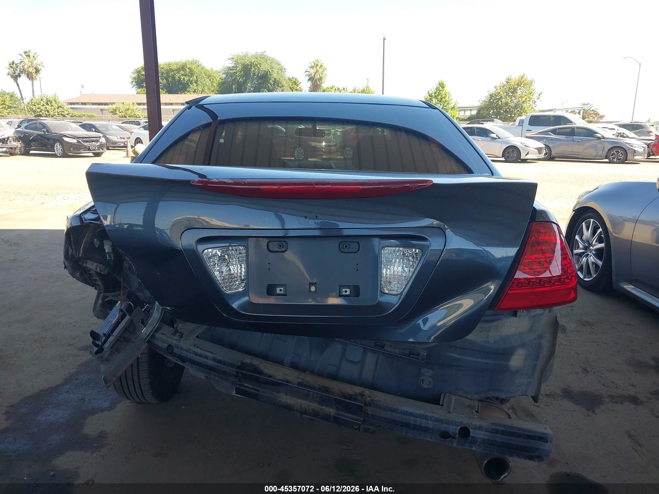 2007 Honda Accord 2.4 Se Navy vin: JHMCM56367C007607