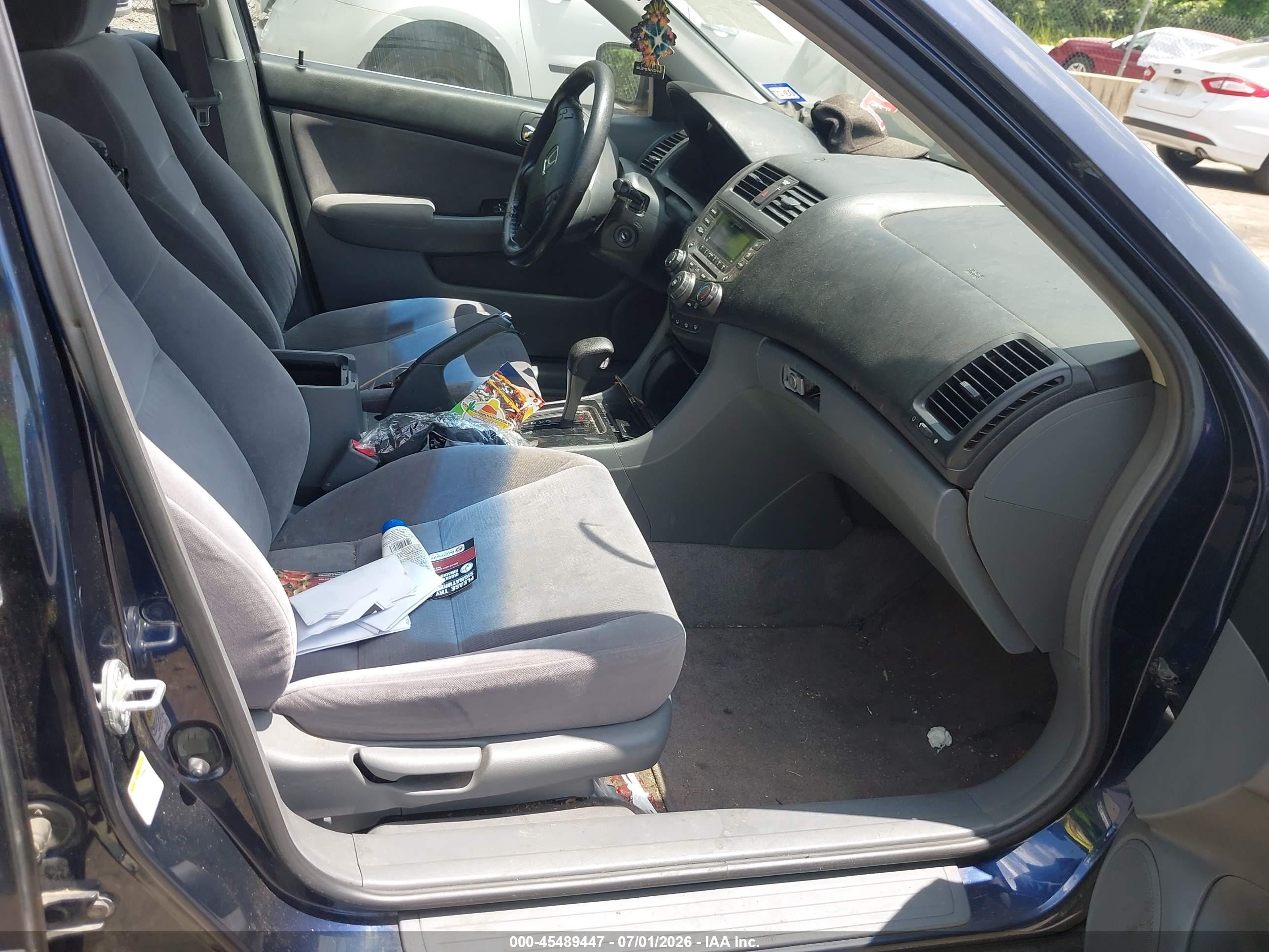 2007 Honda Accord 2.4 Se Blue vin: JHMCM56367C014718