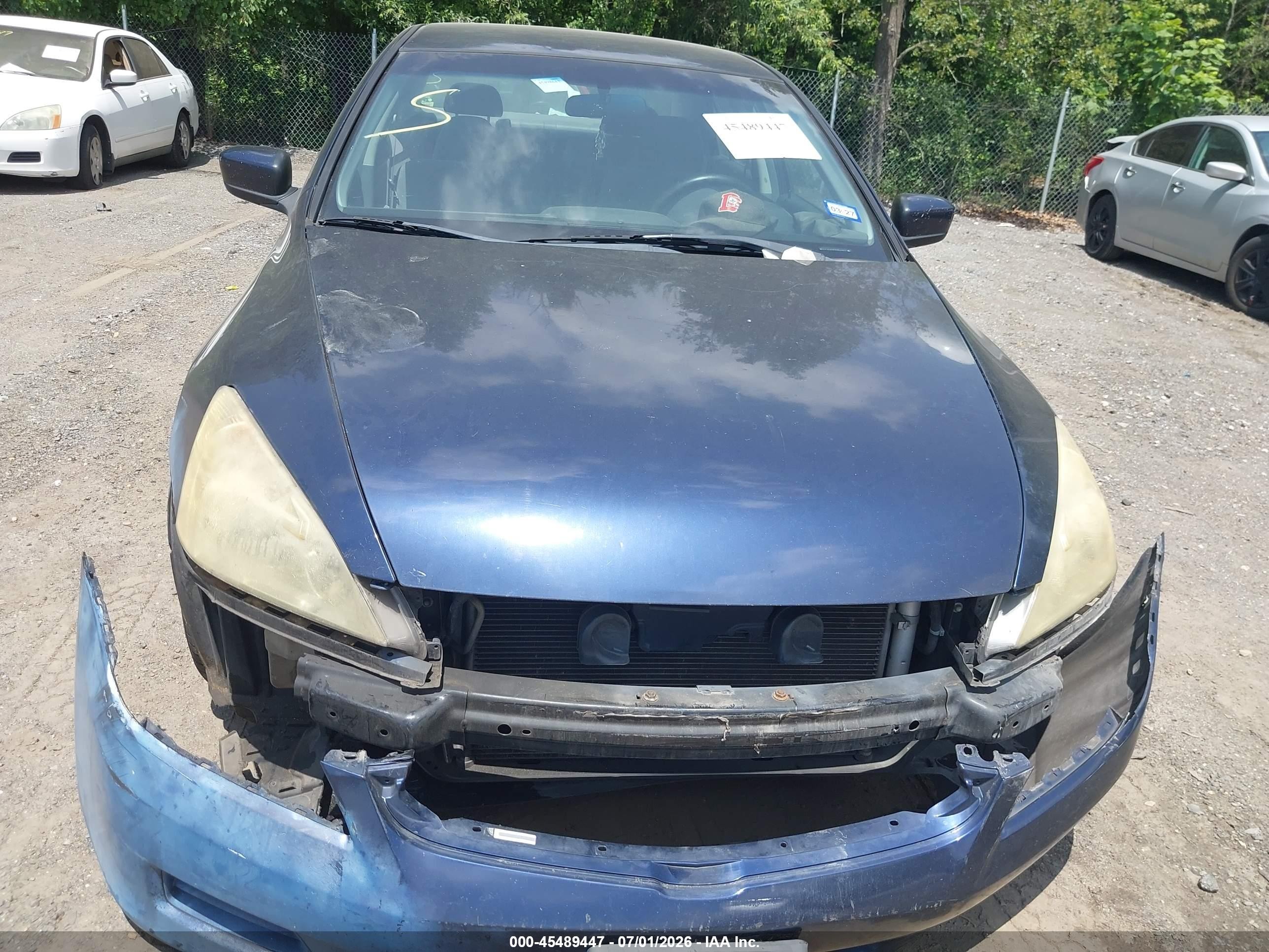 2007 Honda Accord 2.4 Se Blue vin: JHMCM56367C014718