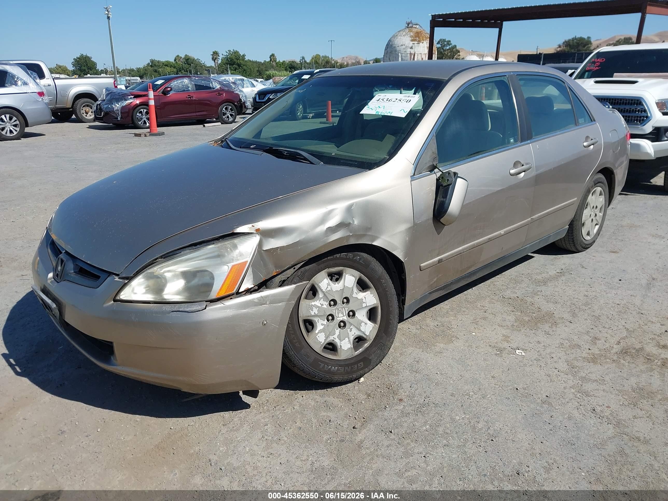 2003 Honda Accord 2.4 Lx Gold vin: JHMCM56373C019727