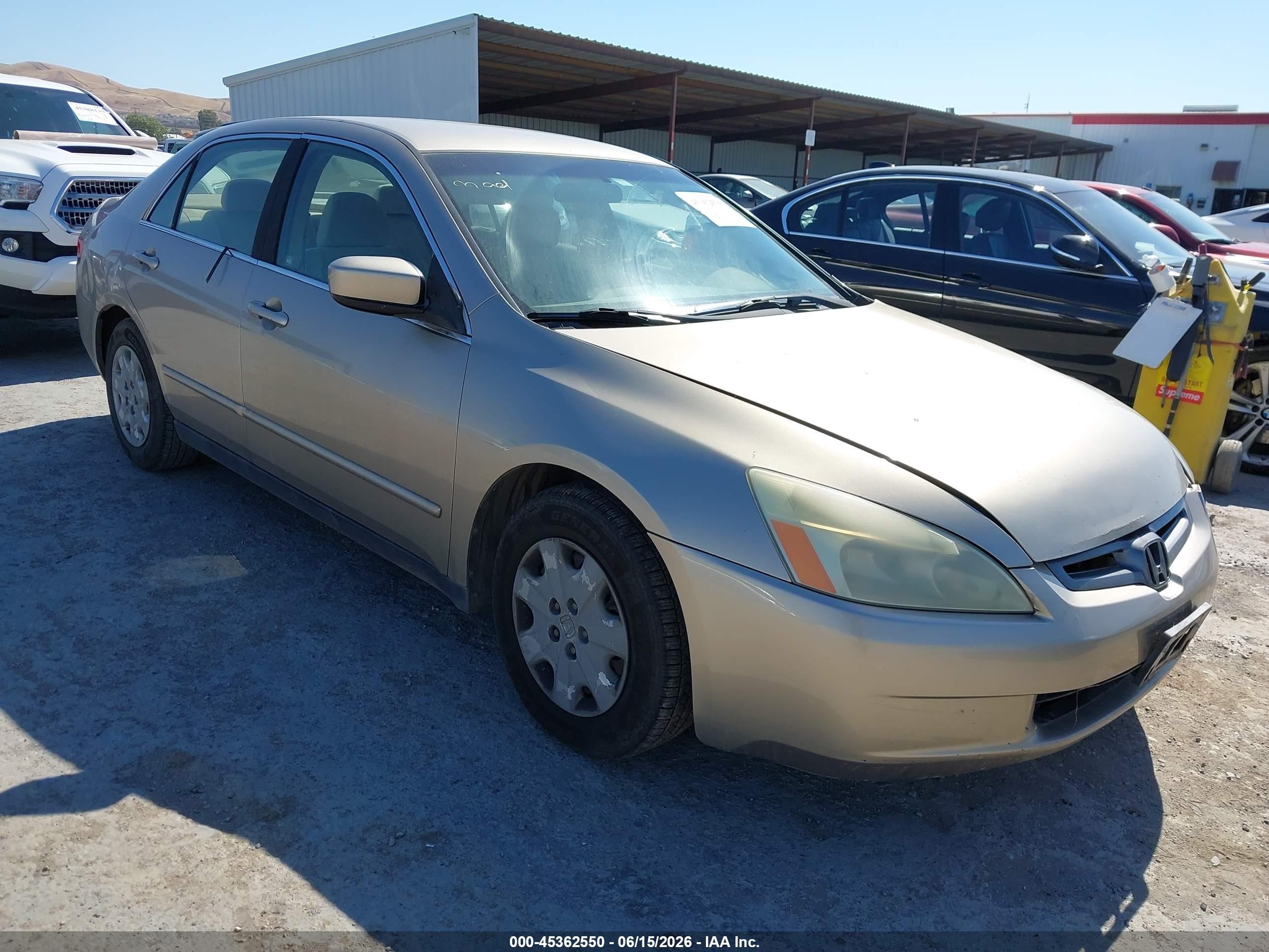 2003 Honda Accord 2.4 Lx Gold vin: JHMCM56373C019727