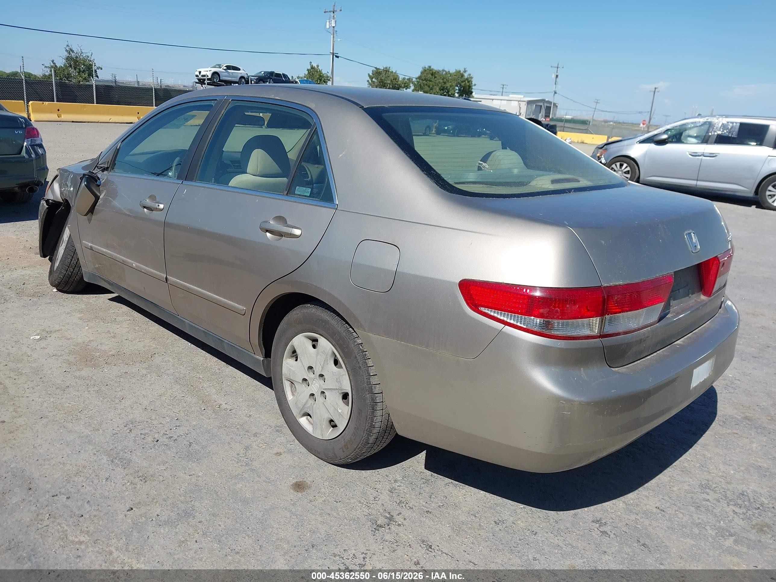 2003 Honda Accord 2.4 Lx Gold vin: JHMCM56373C019727