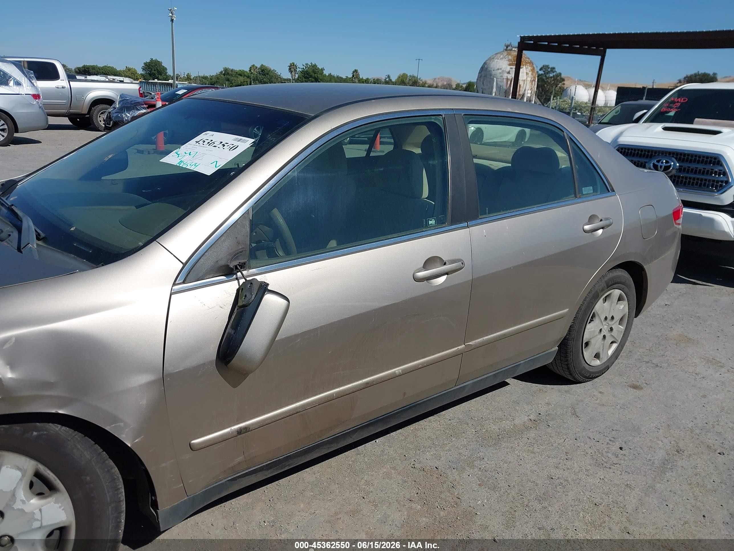 2003 Honda Accord 2.4 Lx Gold vin: JHMCM56373C019727