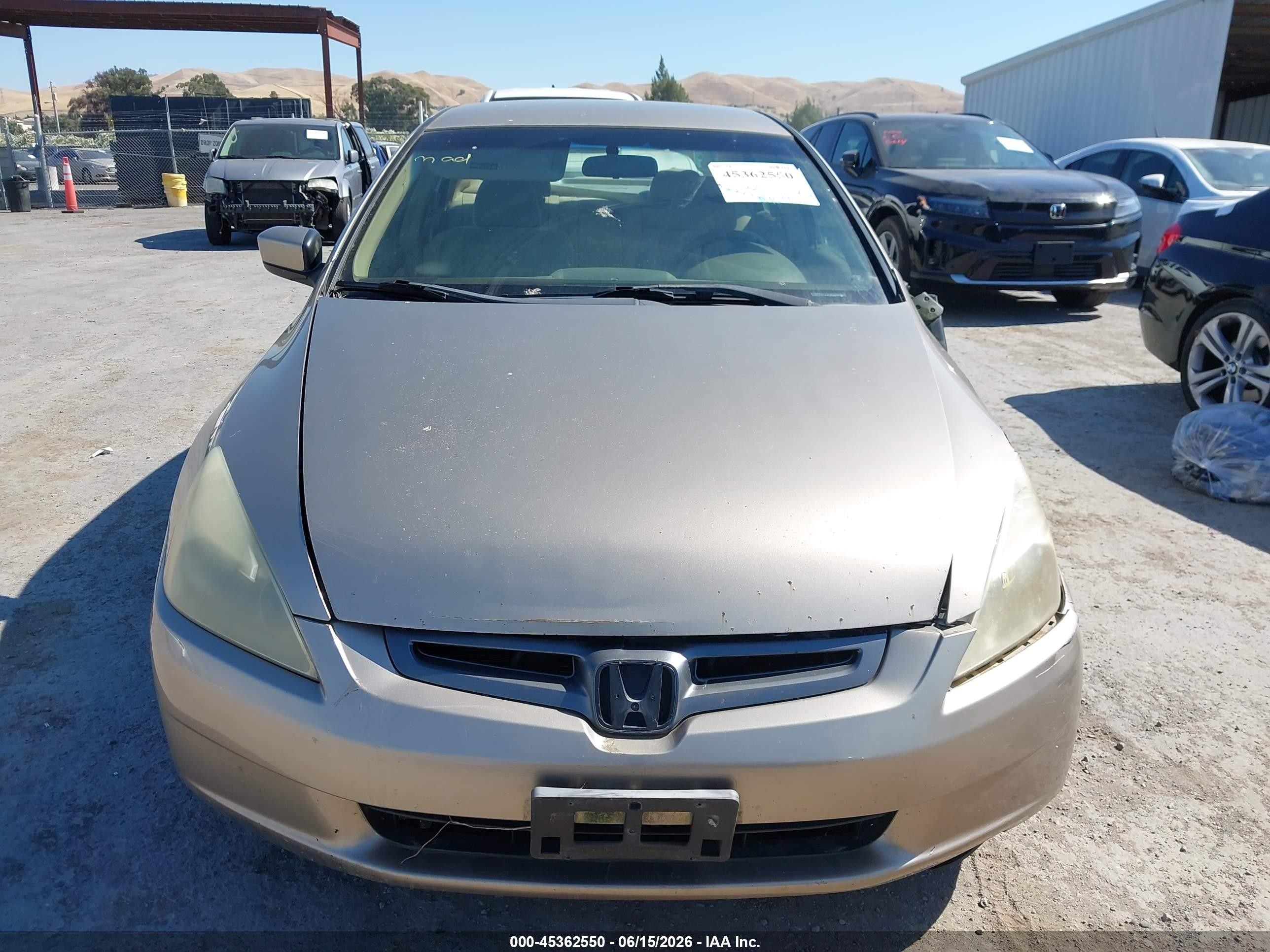 2003 Honda Accord 2.4 Lx Gold vin: JHMCM56373C019727