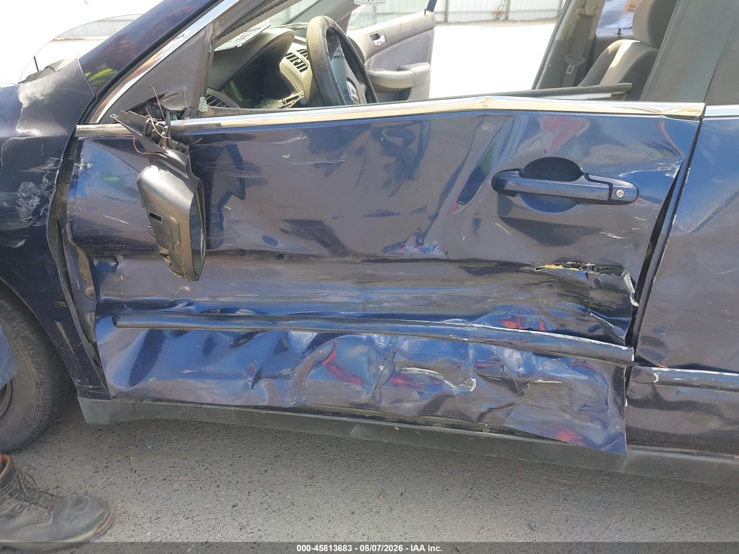 2003 Honda Accord Sdn Lx Blue vin: JHMCM56373C039637