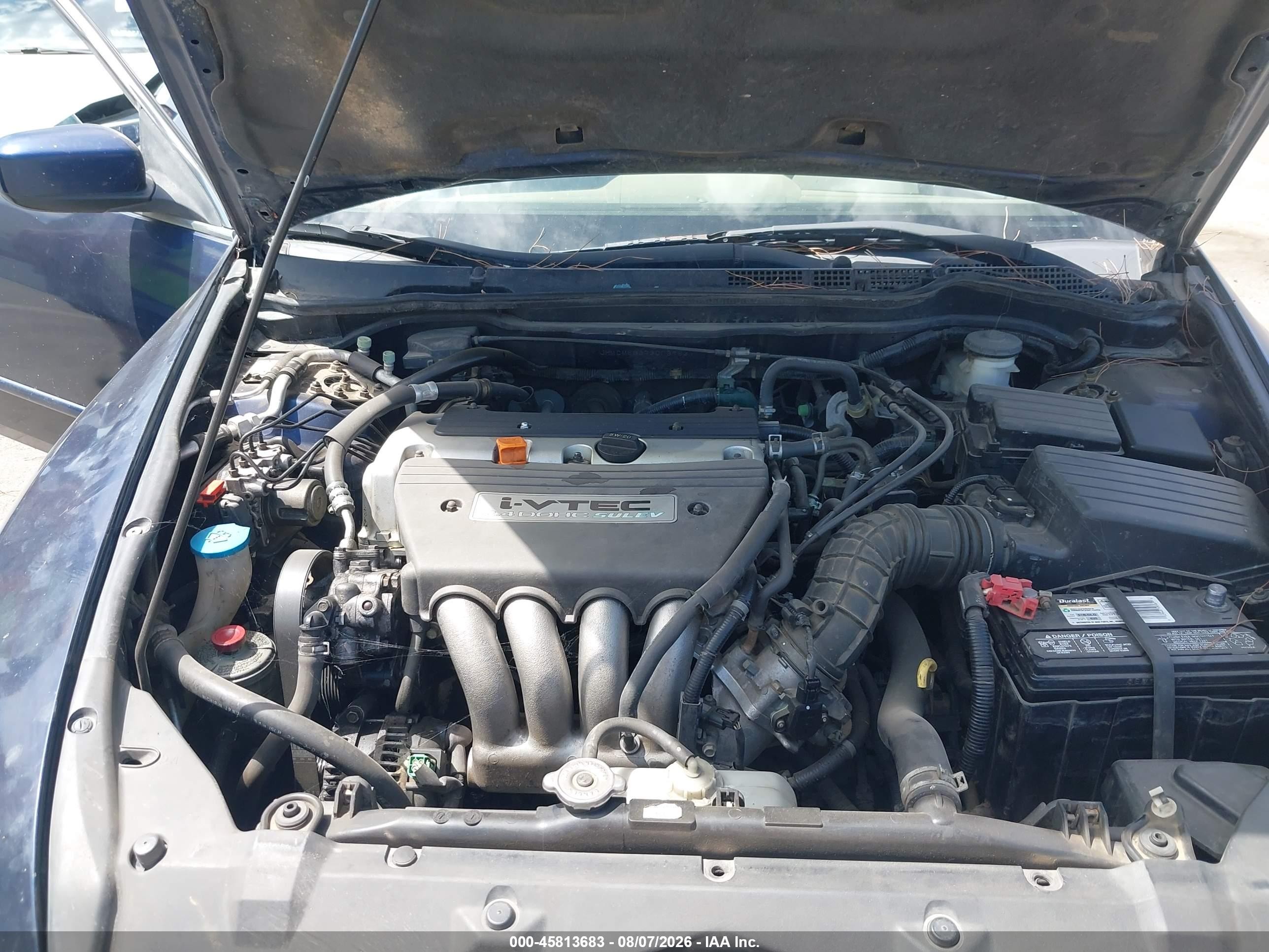 2003 Honda Accord Sdn Lx Blue vin: JHMCM56373C039637