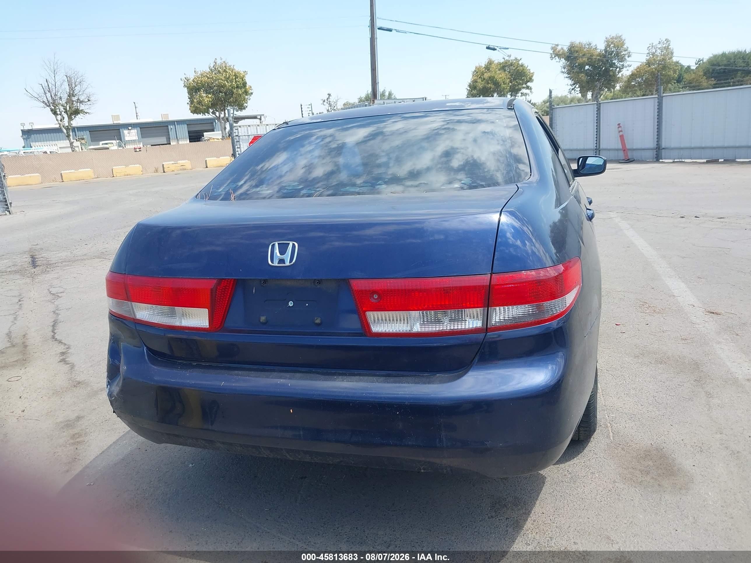 2003 Honda Accord Sdn Lx Blue vin: JHMCM56373C039637