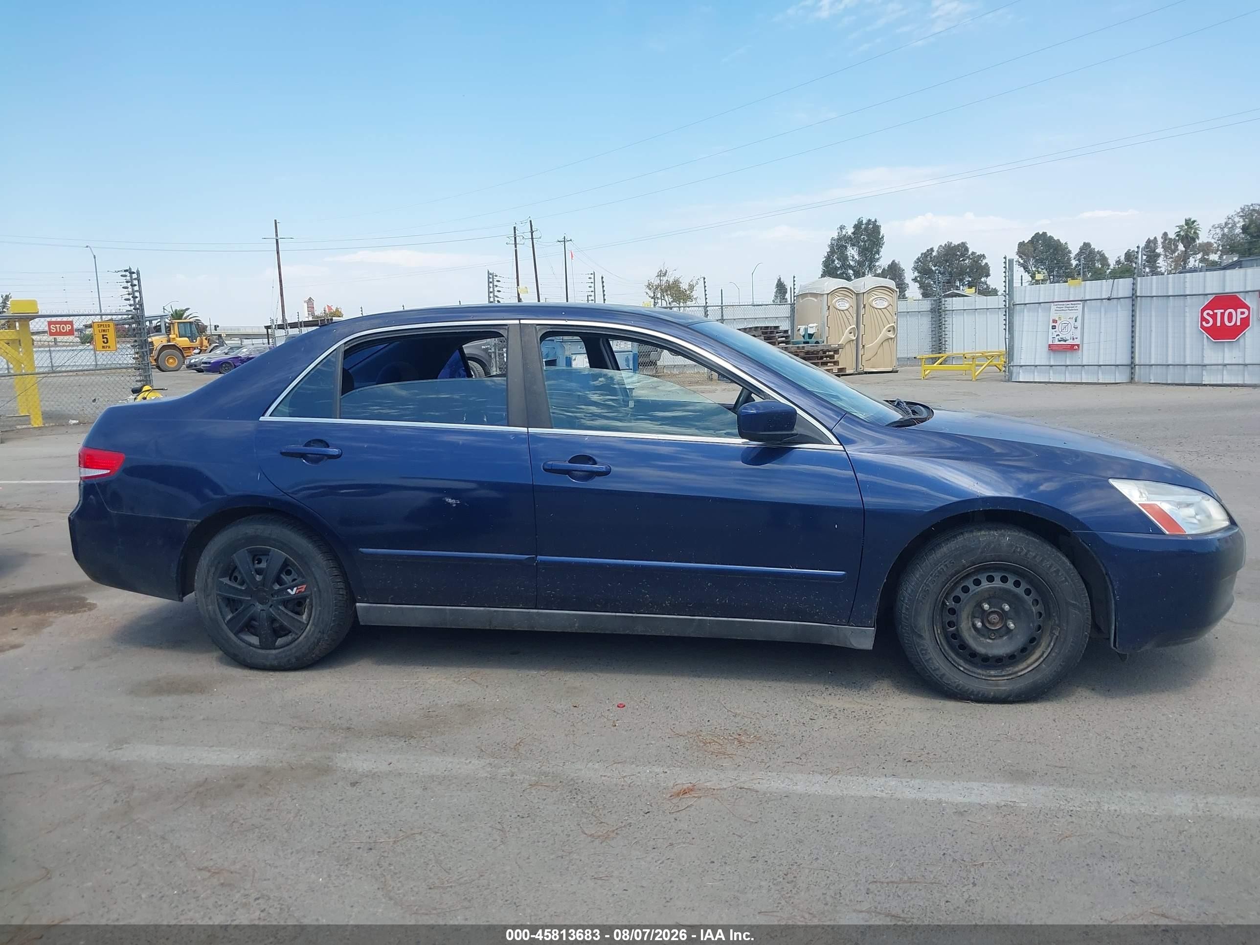 2003 Honda Accord Sdn Lx Blue vin: JHMCM56373C039637