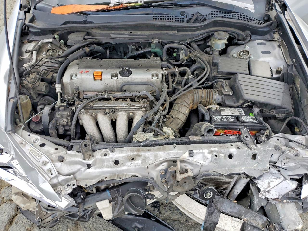 2003 Honda Accord Lx Silver vin: JHMCM56373C041341