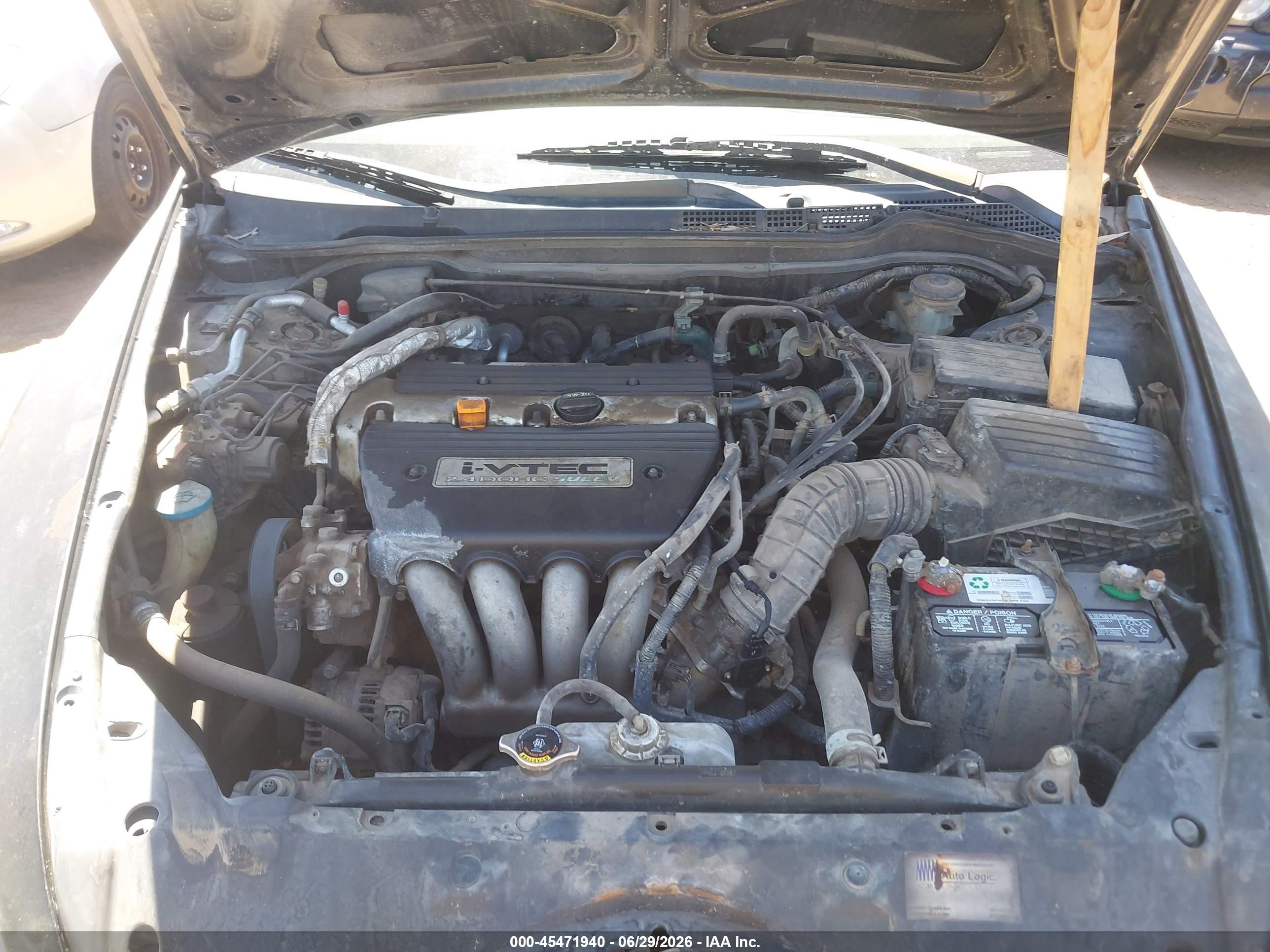 2003 Honda Accord Sdn Lx Black vin: JHMCM56373C060245