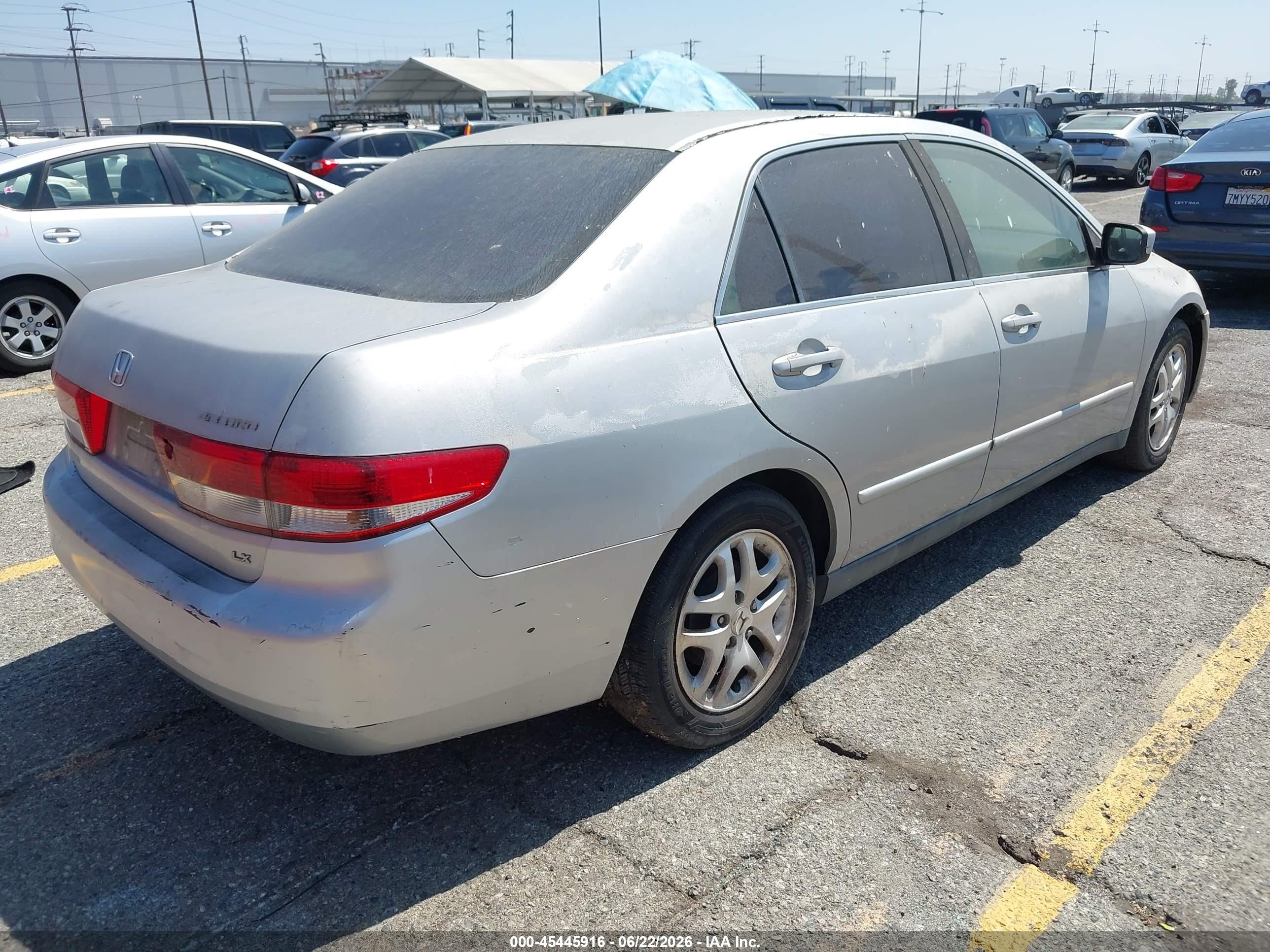 2003 Honda Accord Sdn Lx Silver vin: JHMCM56373C073125