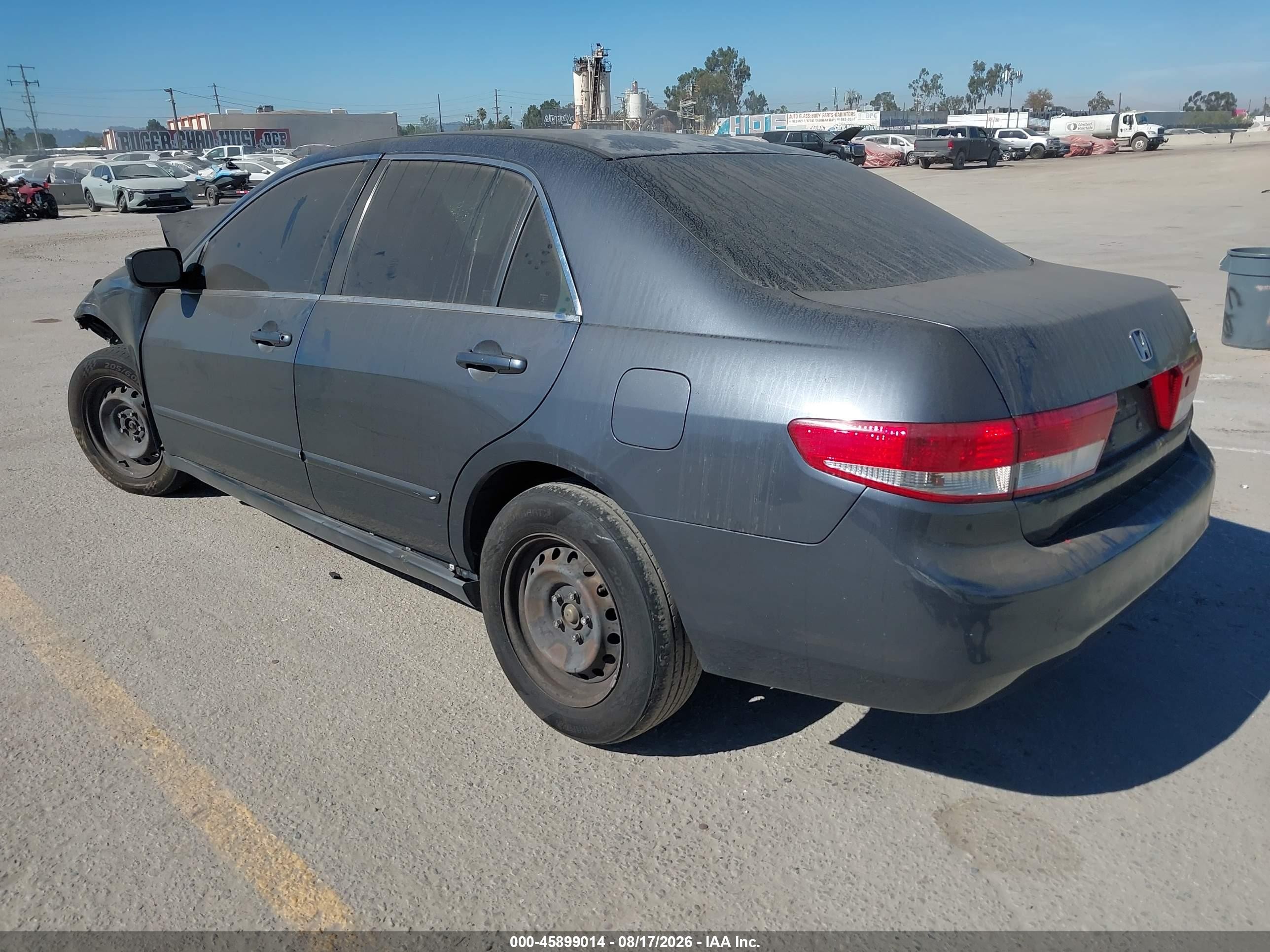 2003 Honda Accord 2.4 Lx Gray vin: JHMCM56373C084478