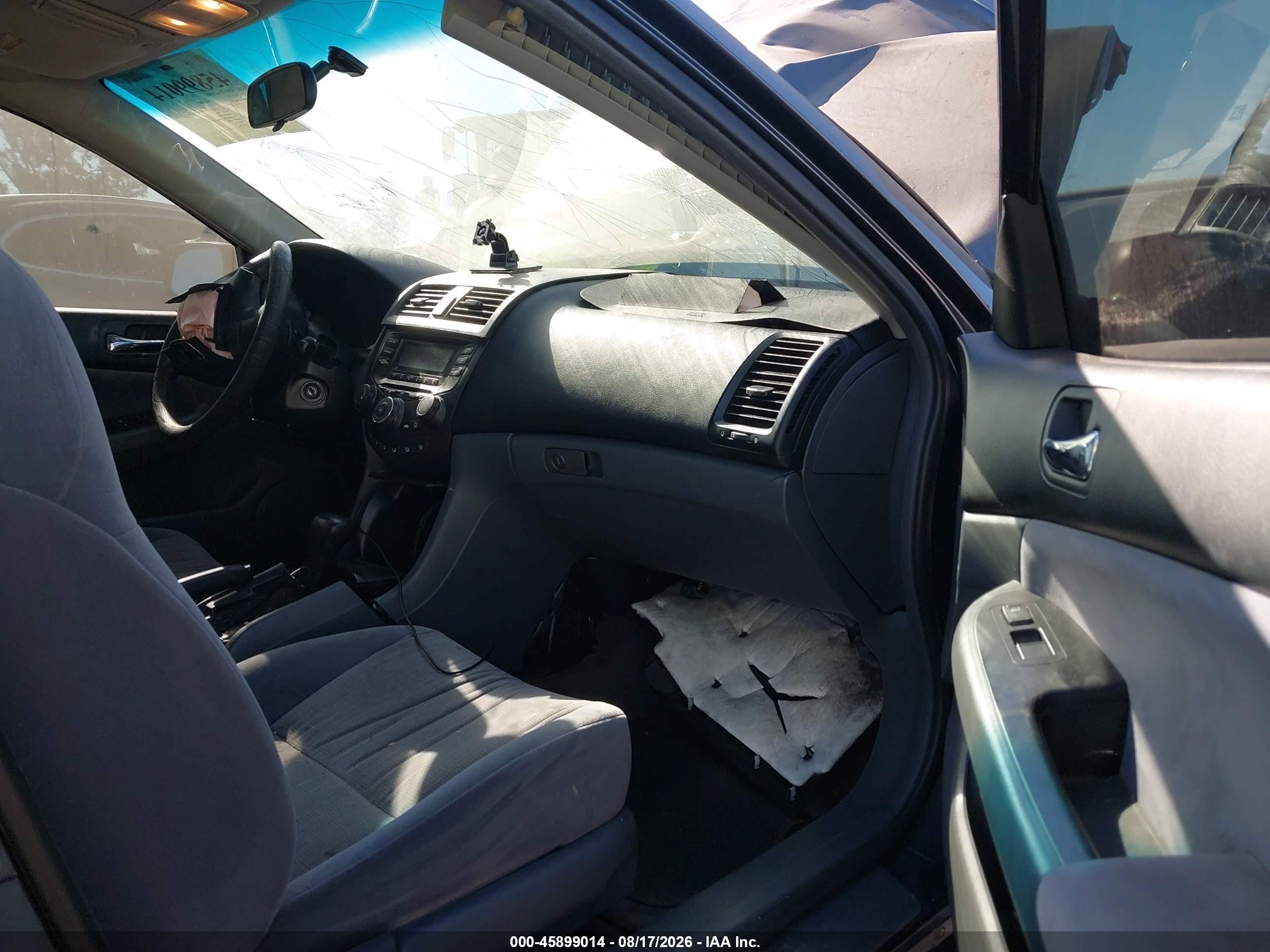 2003 Honda Accord 2.4 Lx Gray vin: JHMCM56373C084478