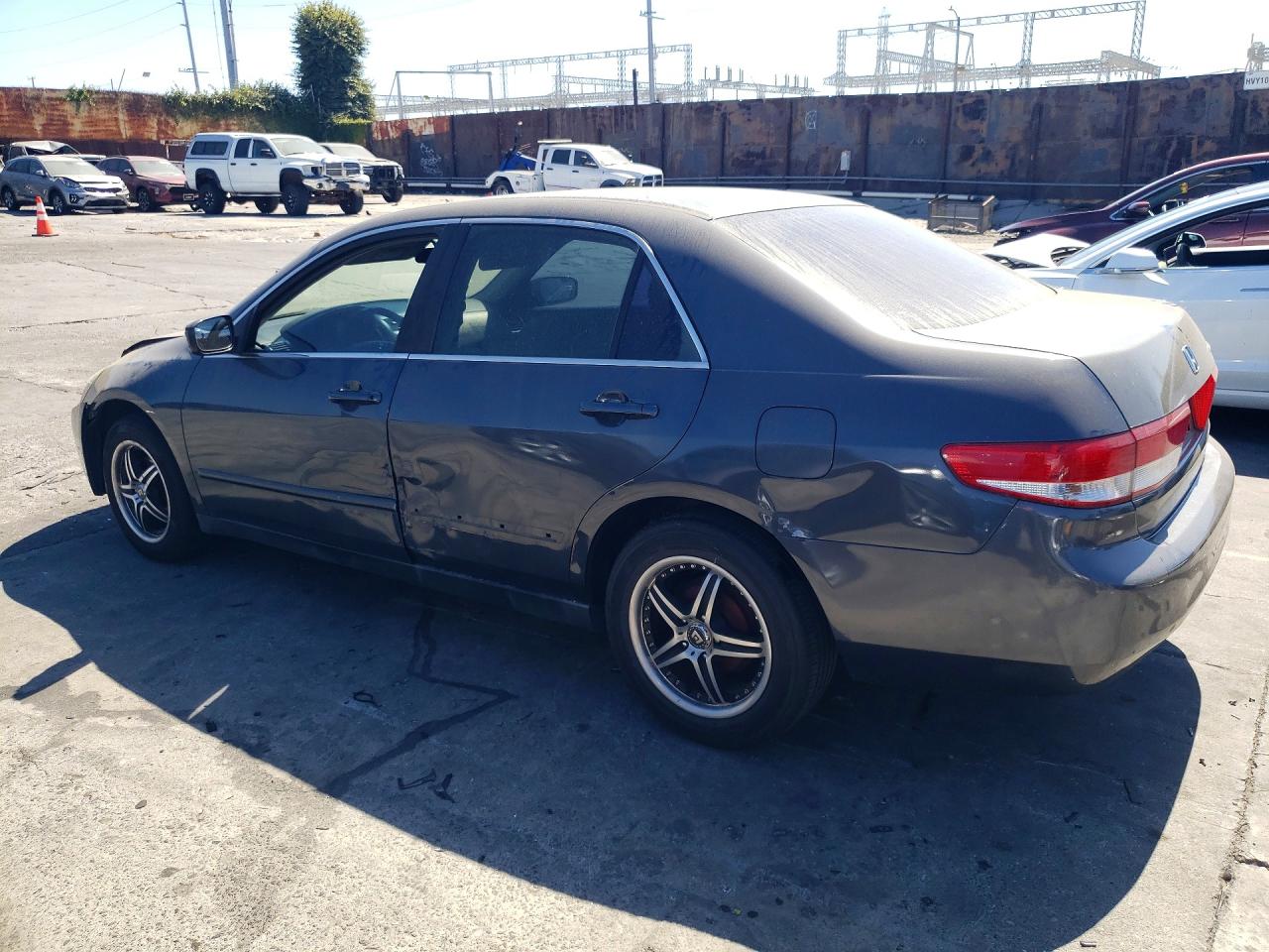 2004 Honda Accord Lx Blue vin: JHMCM56374C012102