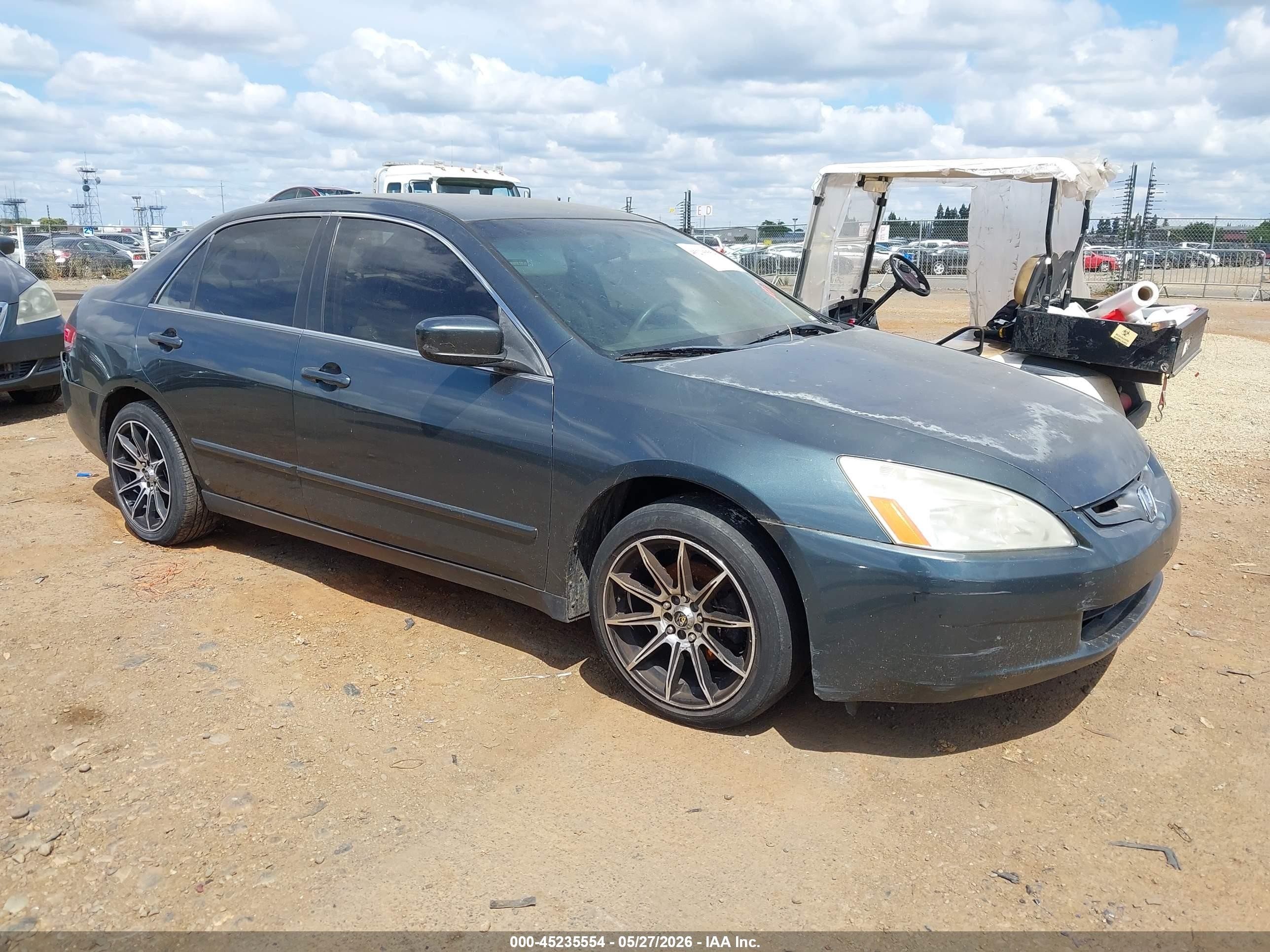 2004 Honda Accord 2.4 Lx Gray vin: JHMCM56374C026128
