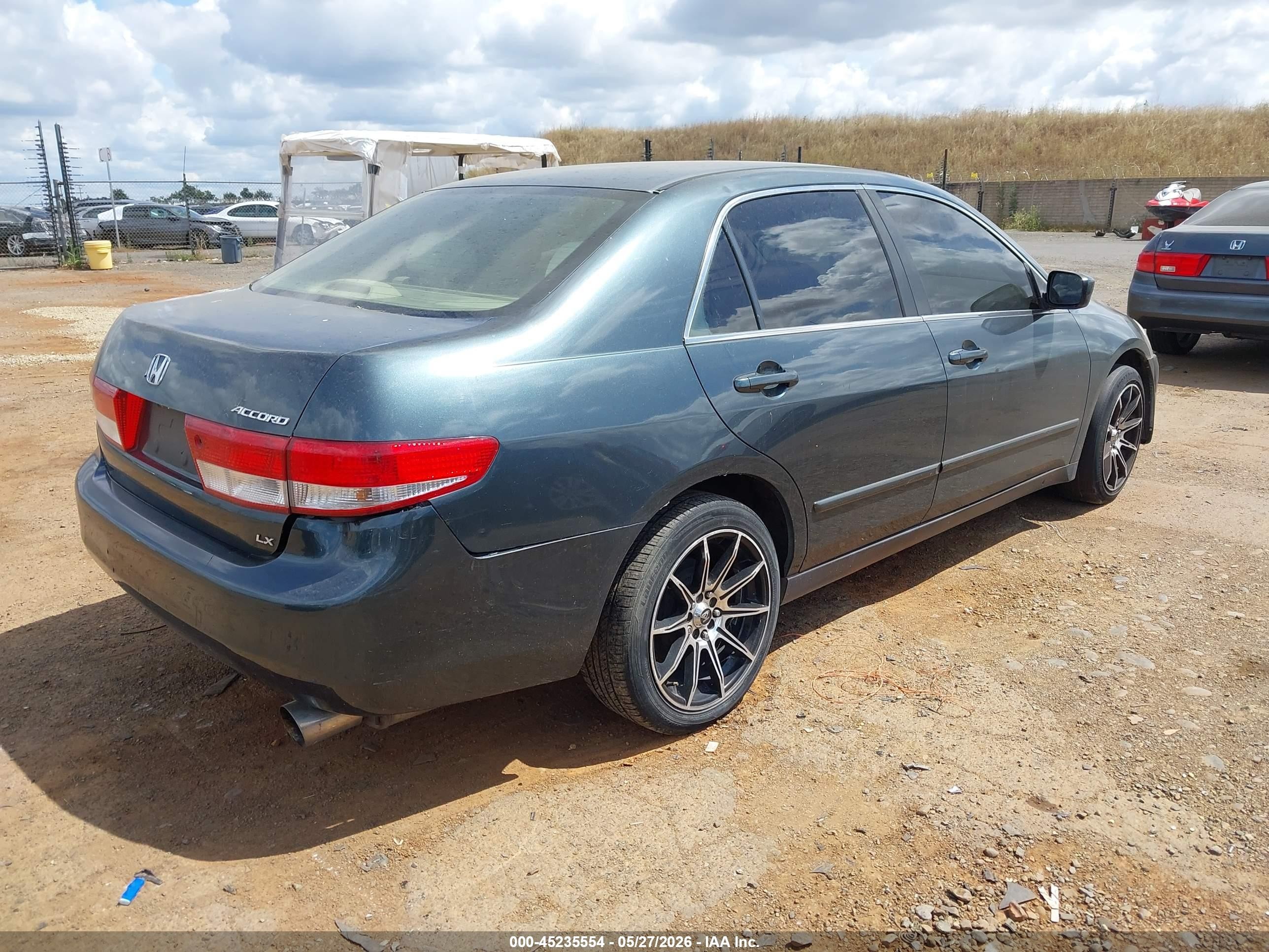 2004 Honda Accord 2.4 Lx Gray vin: JHMCM56374C026128