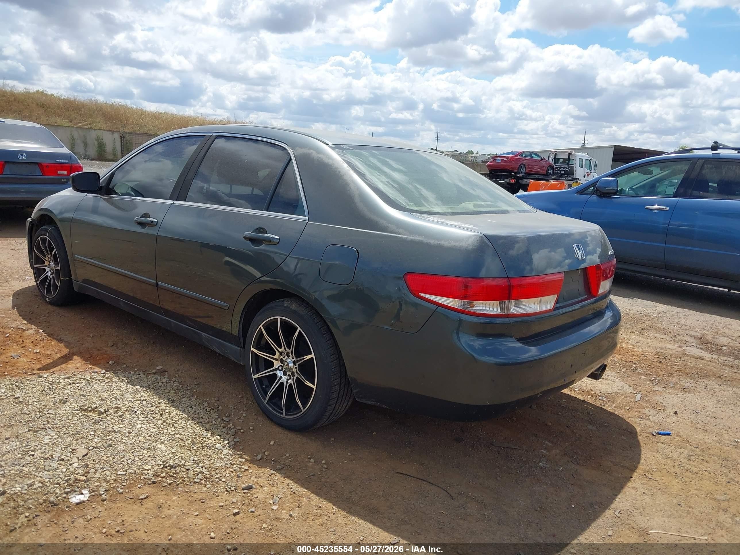 2004 Honda Accord 2.4 Lx Gray vin: JHMCM56374C026128