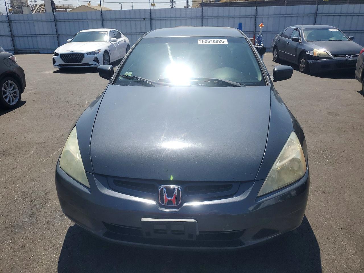 2004 Honda Accord Lx Gray vin: JHMCM56374C036139