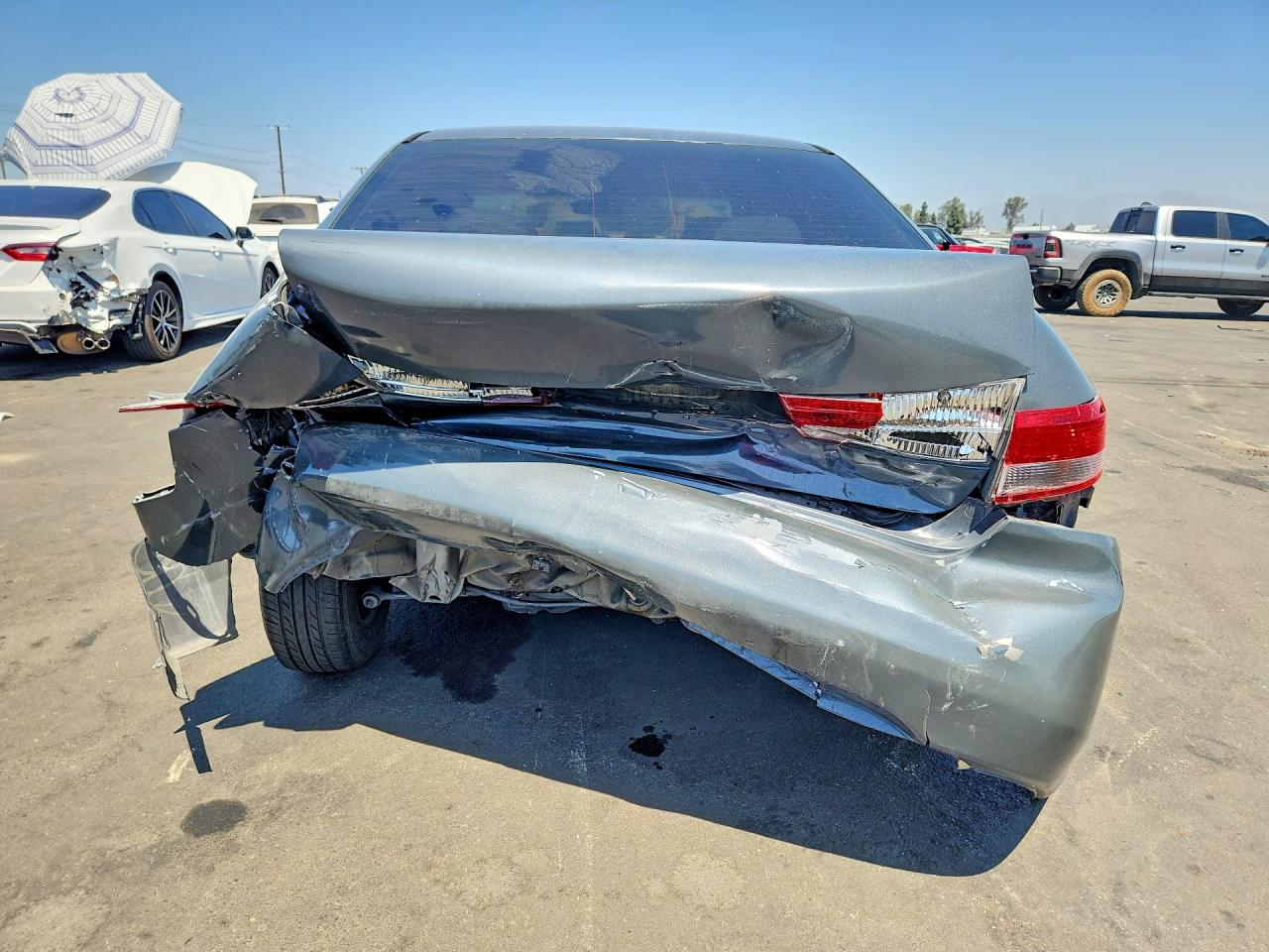 2004 Honda Accord Lx Gray vin: JHMCM56374C036139