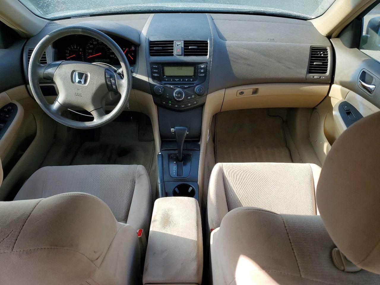 2004 Honda Accord Lx White vin: JHMCM56374C036383