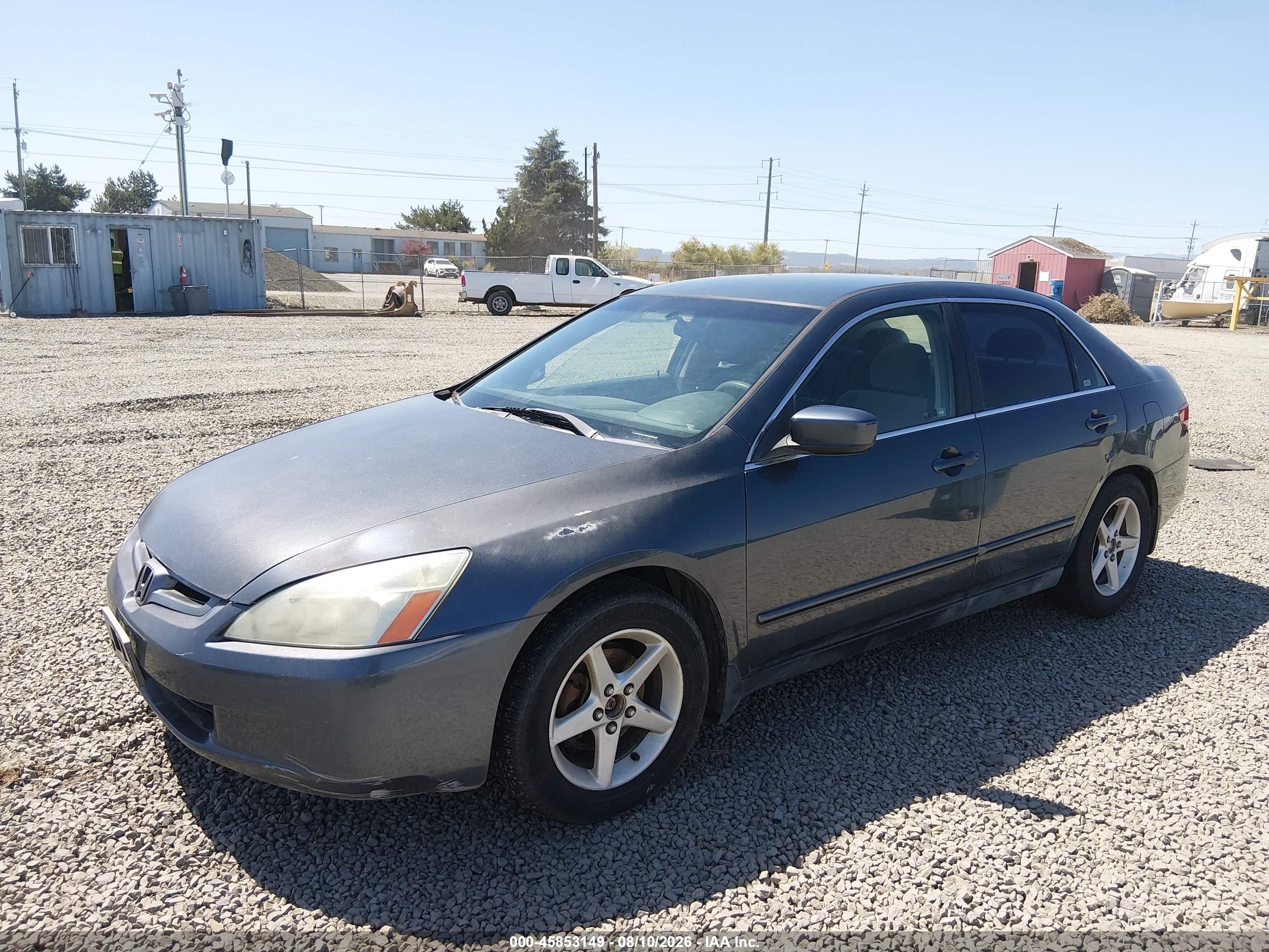 2004 Honda Accord 2.4 Lx Gray vin: JHMCM56384C006244