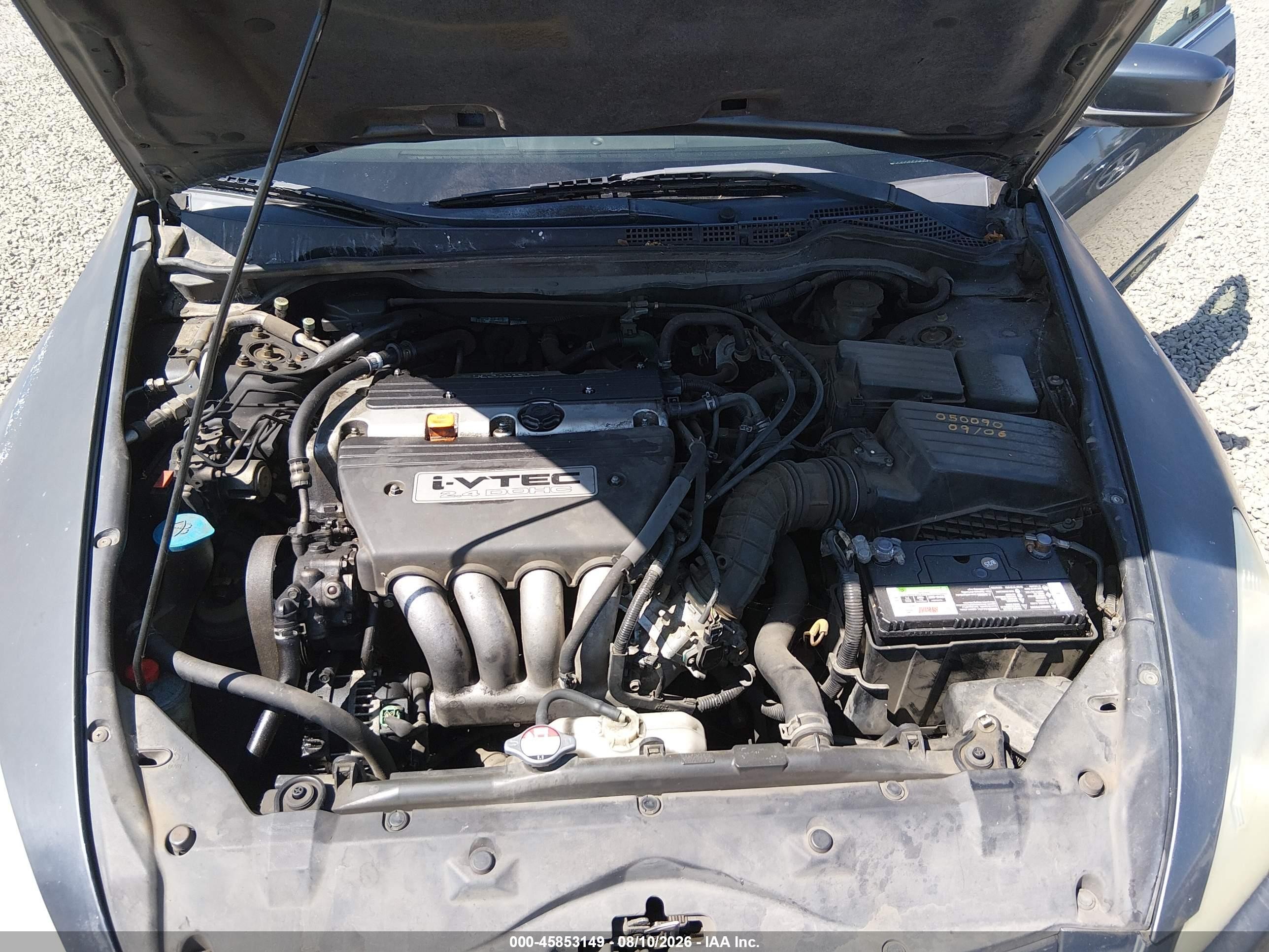 2004 Honda Accord 2.4 Lx Gray vin: JHMCM56384C006244