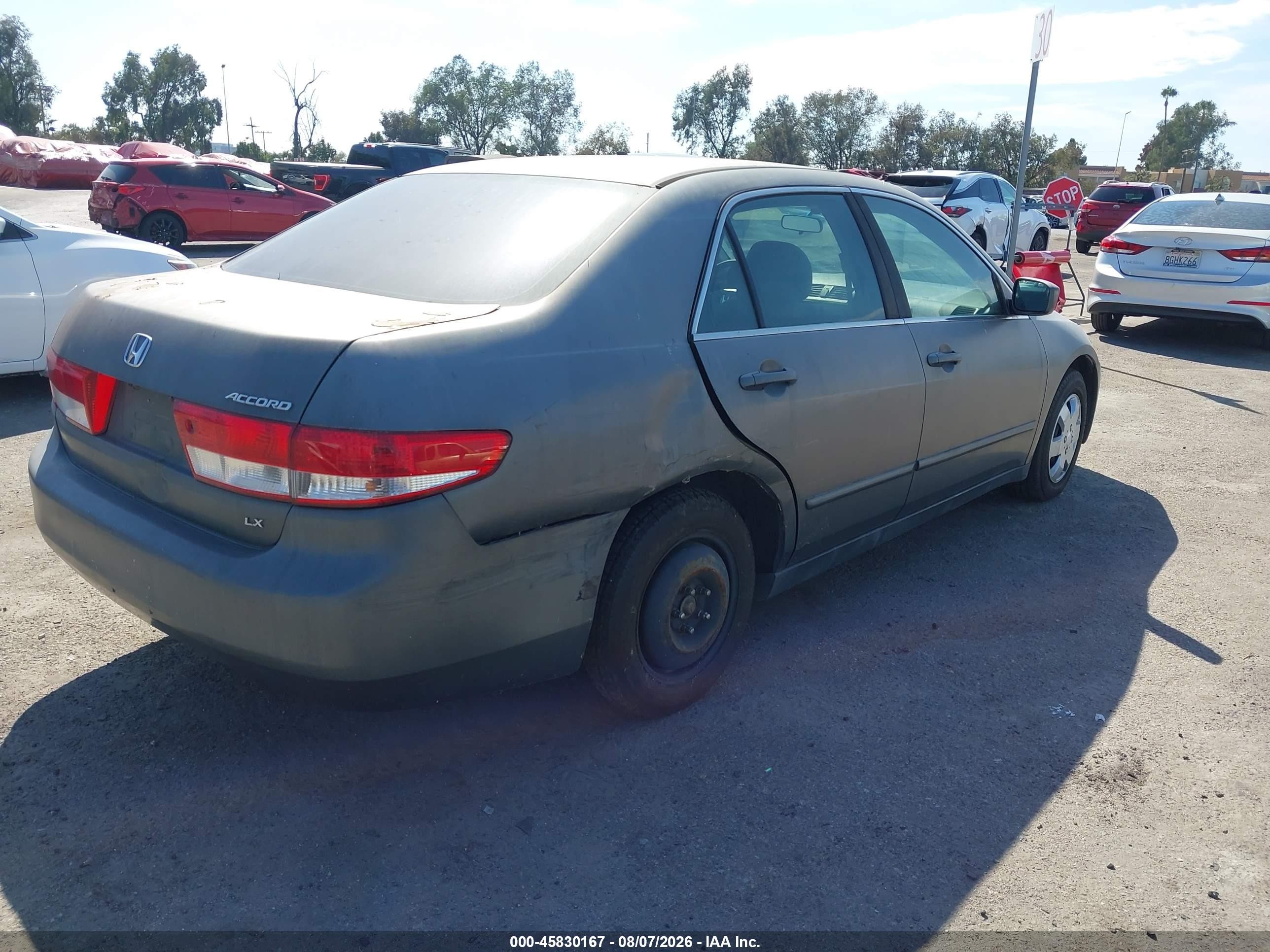 2004 Honda Accord 2.4 Lx Silver vin: JHMCM56384C029913