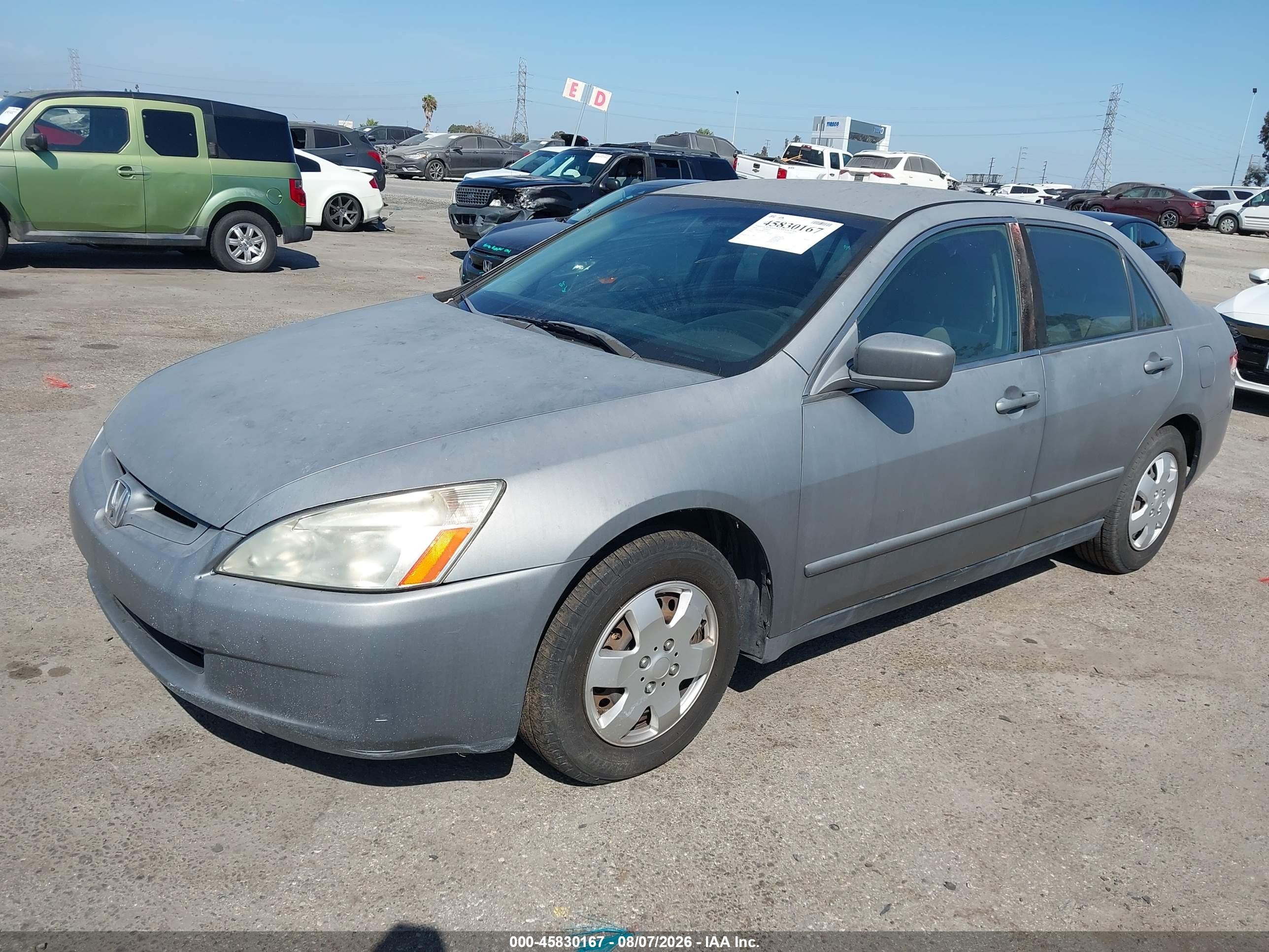 2004 Honda Accord 2.4 Lx Silver vin: JHMCM56384C029913