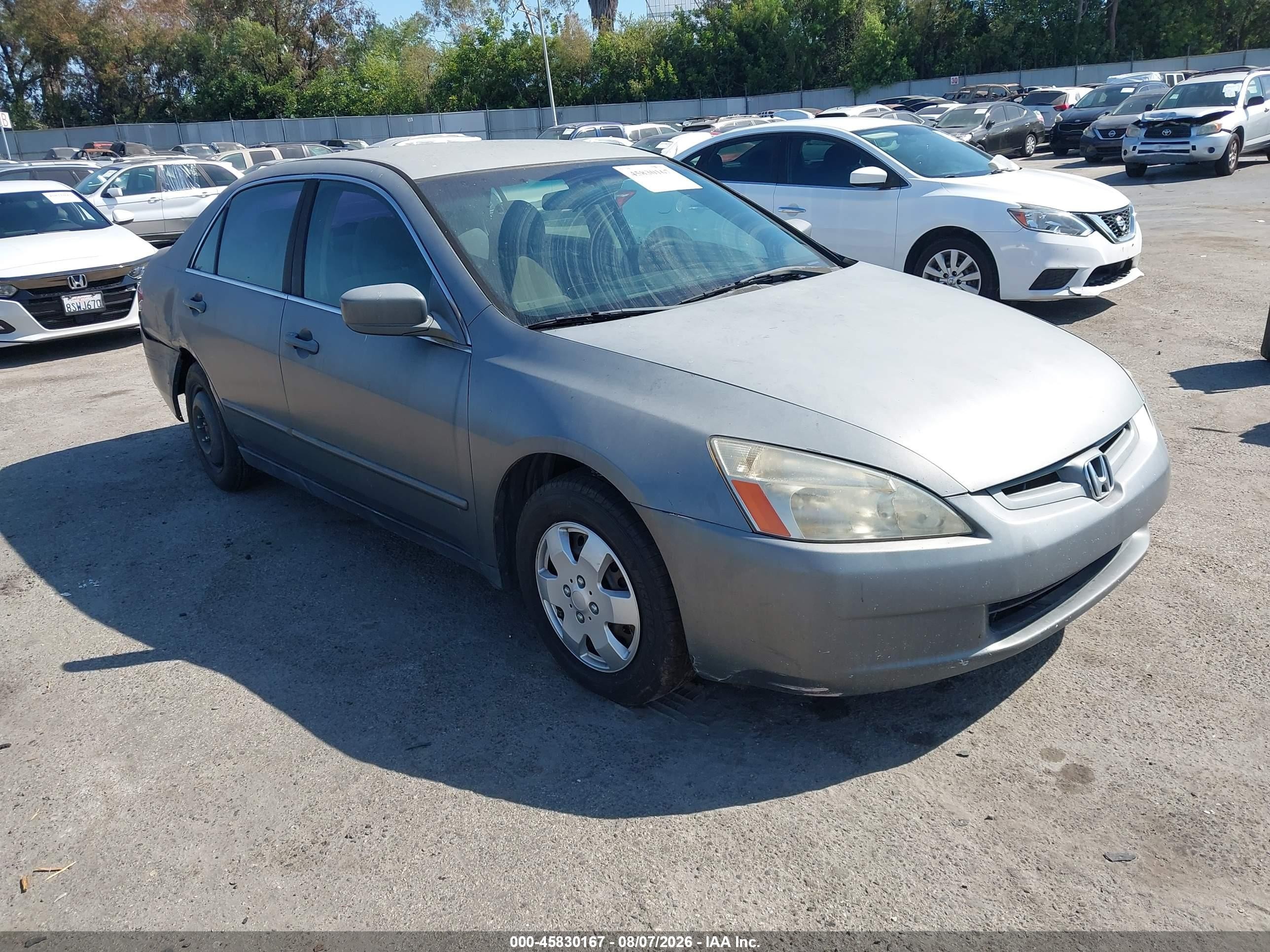 2004 Honda Accord 2.4 Lx Silver vin: JHMCM56384C029913