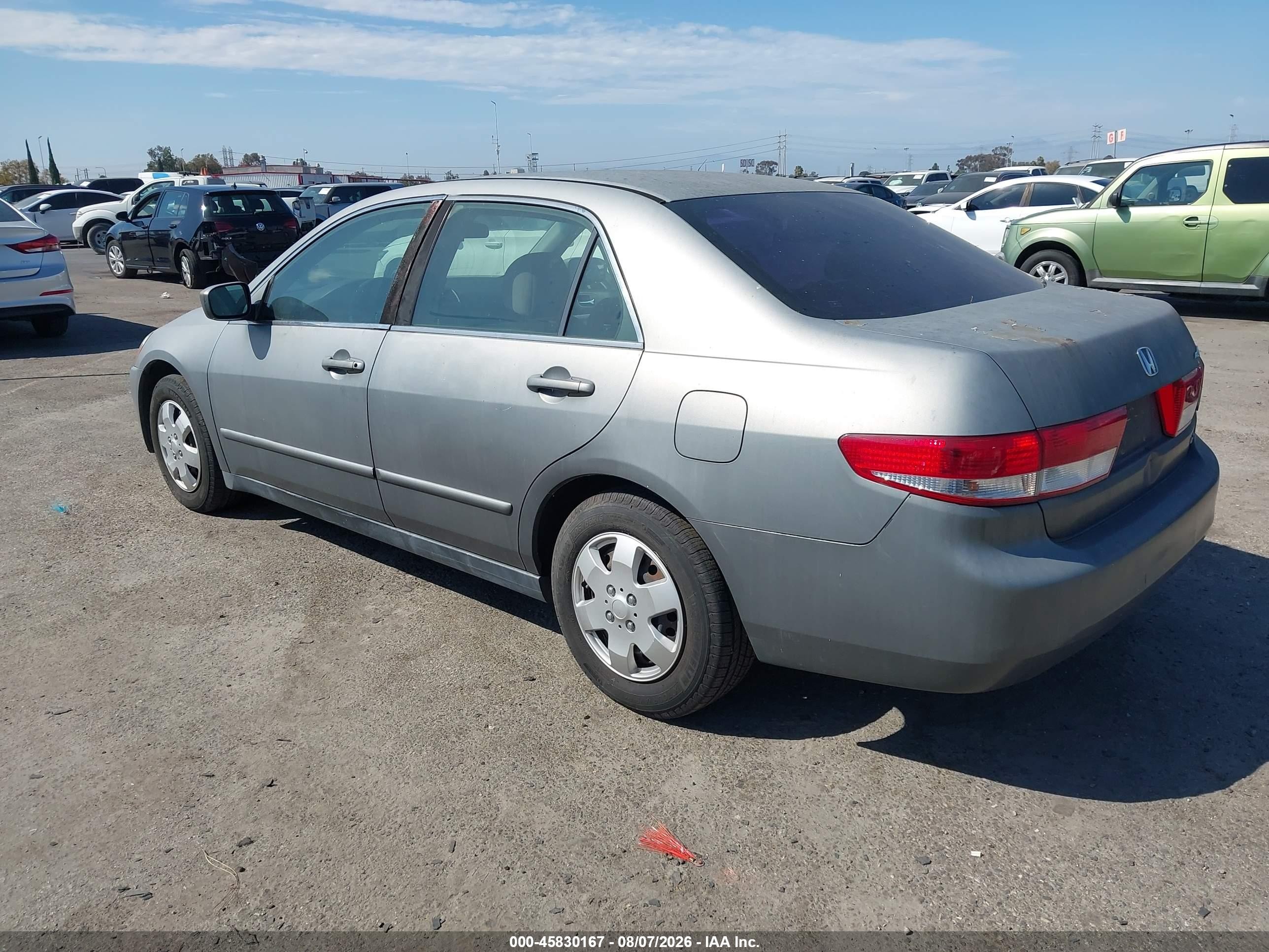 2004 Honda Accord 2.4 Lx Silver vin: JHMCM56384C029913