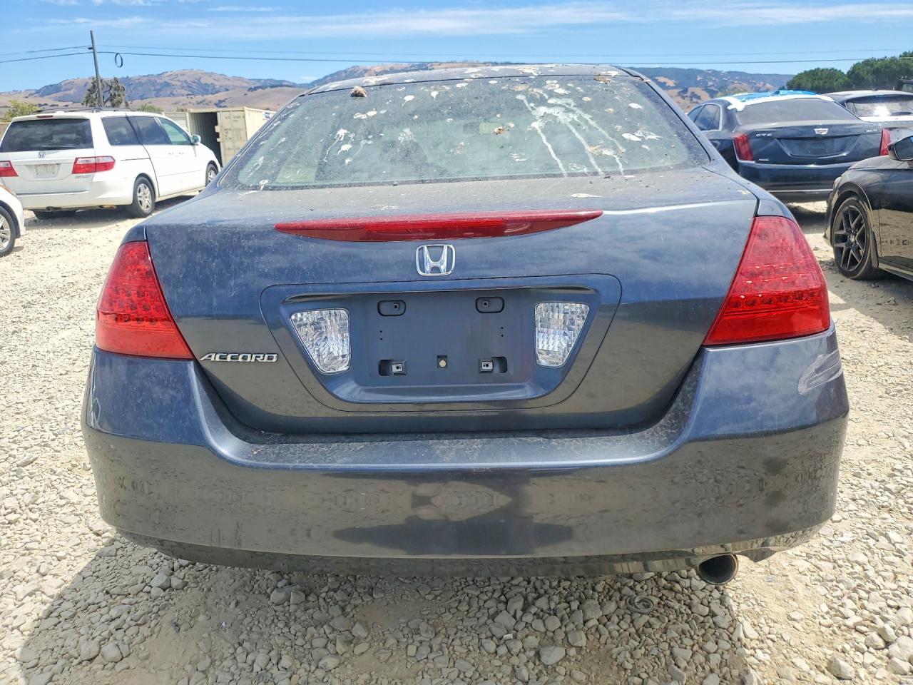 2007 Honda Accord Se Gray vin: JHMCM56387C006958