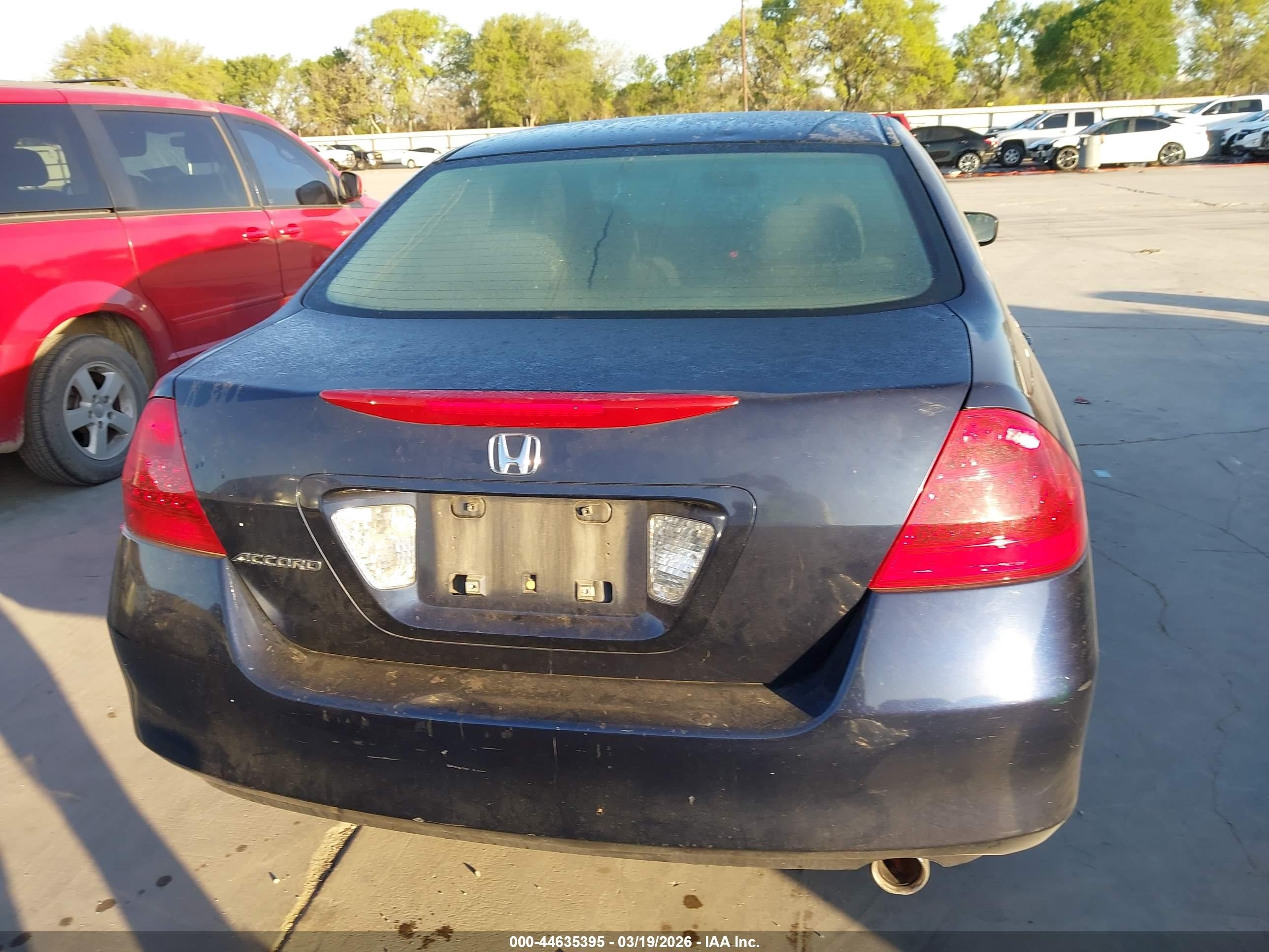2007 Honda Accord 2.4 Se Dark Blue vin: JHMCM56387C007687