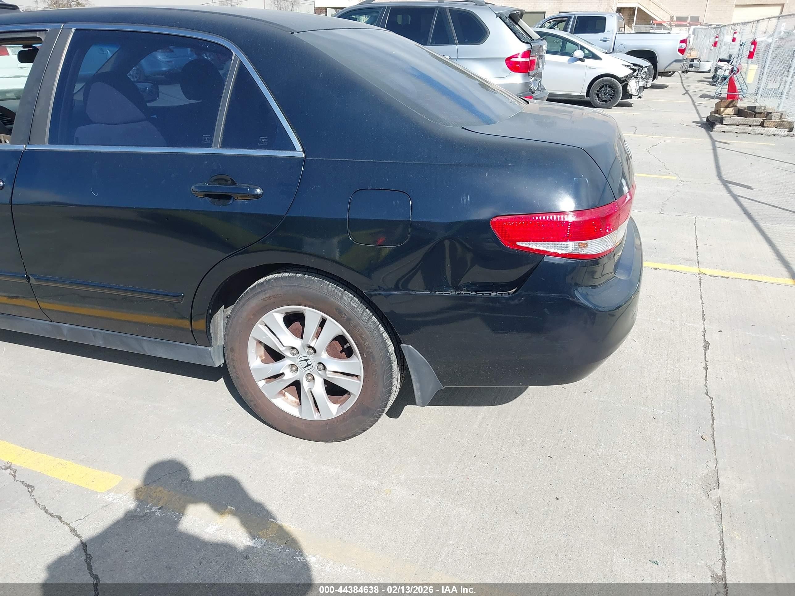 2003 Honda Accord 2.4 Lx Black vin: JHMCM56393C062093
