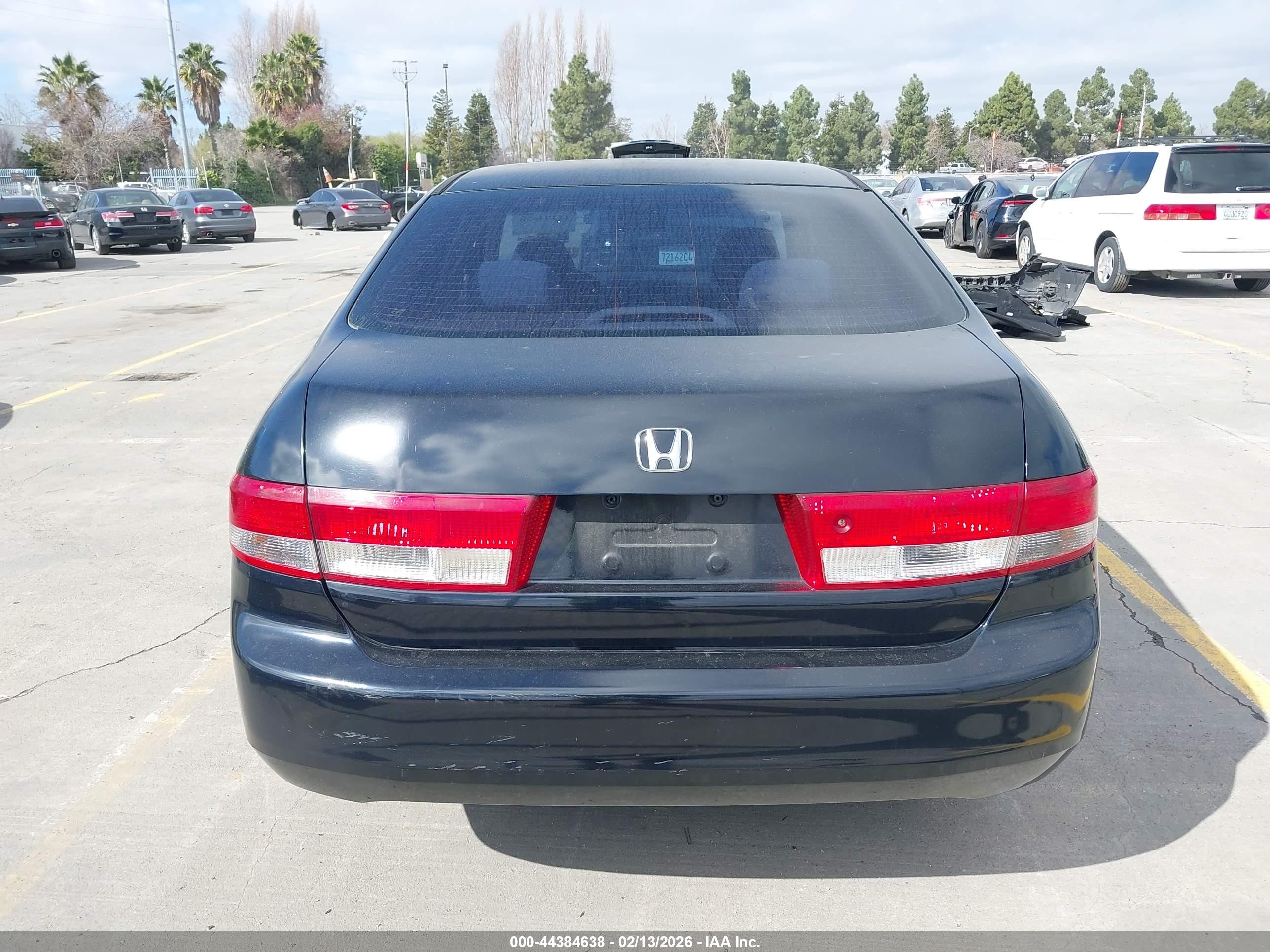 2003 Honda Accord 2.4 Lx Black vin: JHMCM56393C062093
