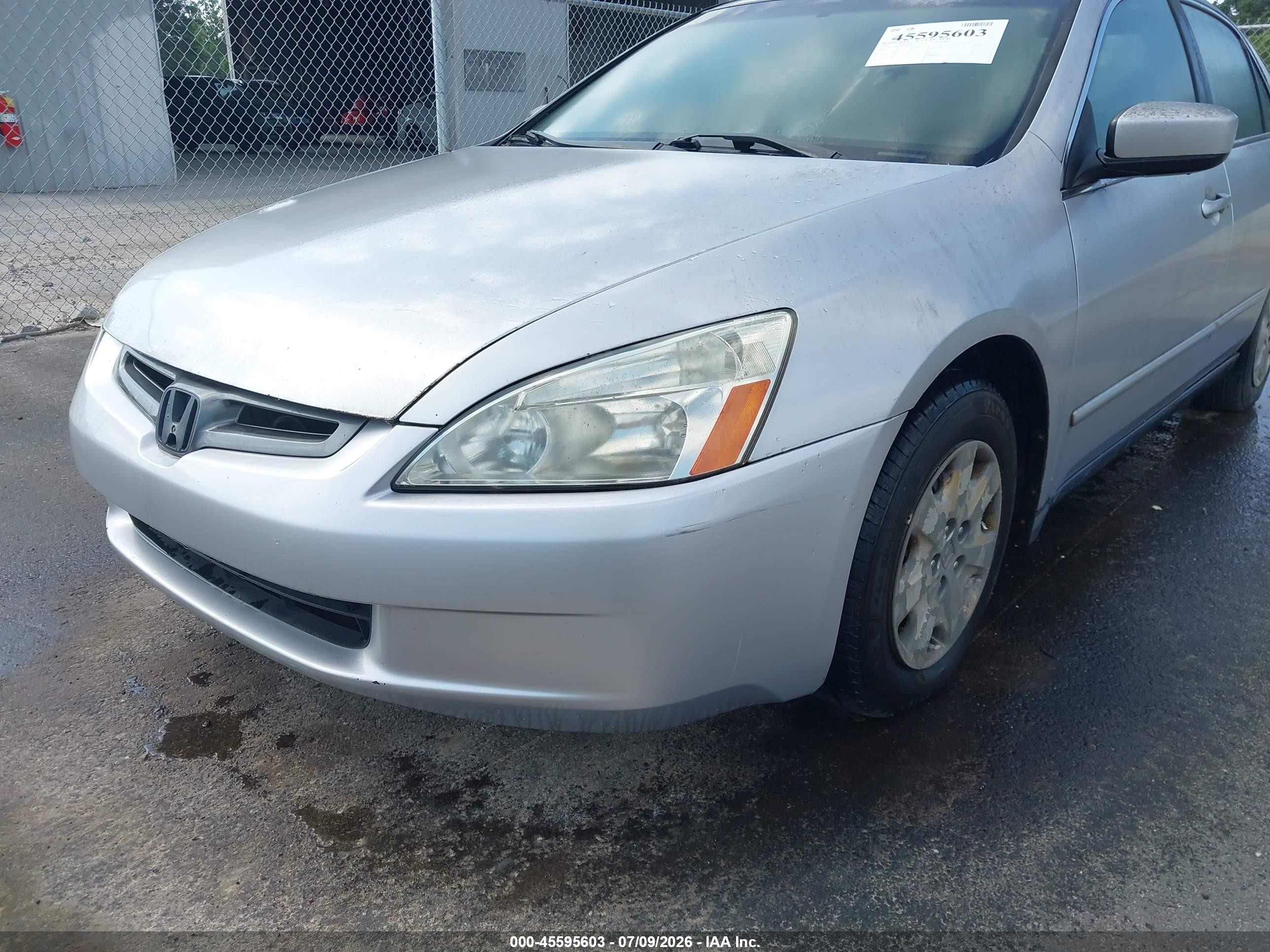 2004 Honda Accord 2.4 Lx Silver vin: JHMCM56394C000226