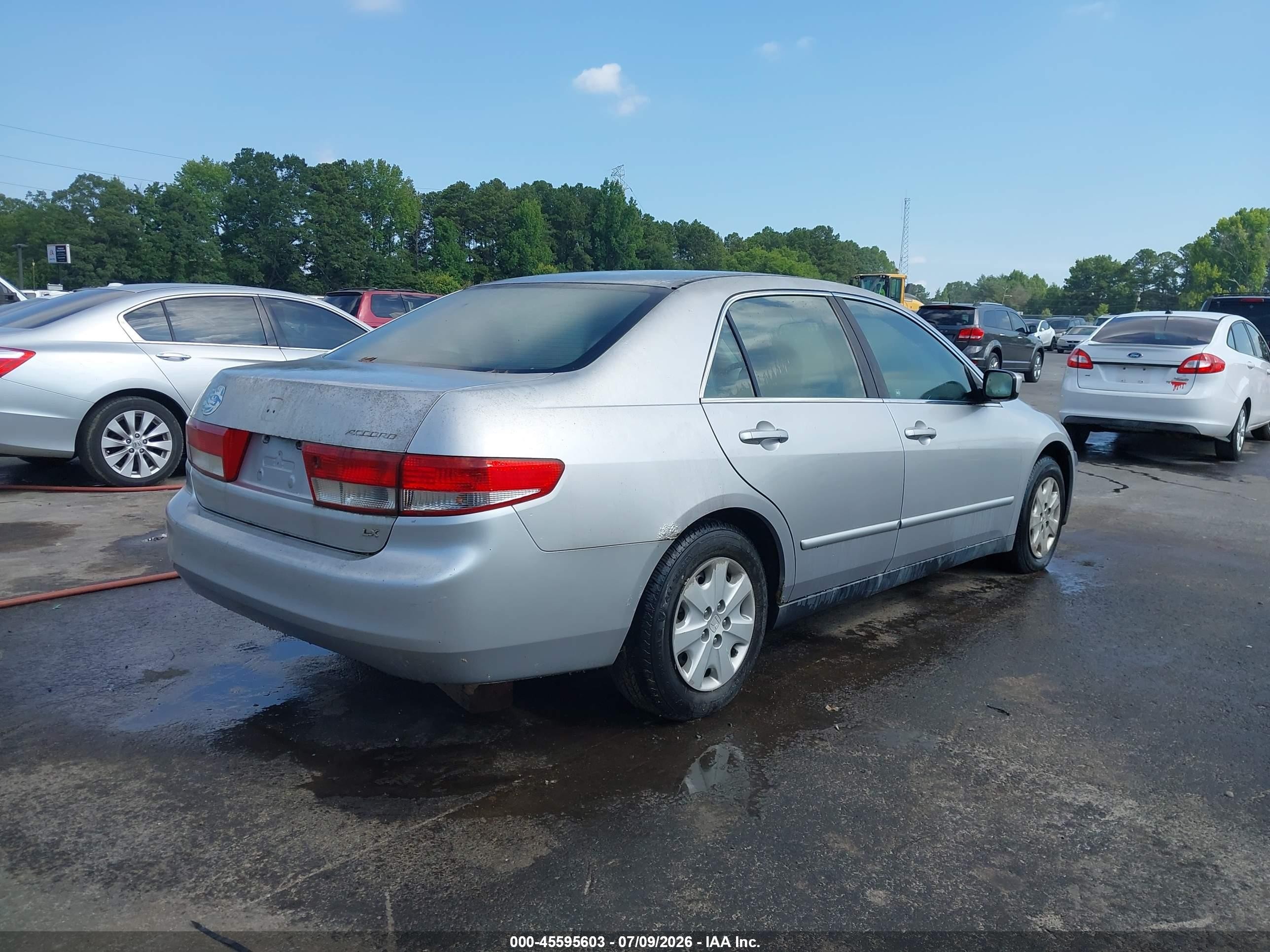 2004 Honda Accord 2.4 Lx Silver vin: JHMCM56394C000226