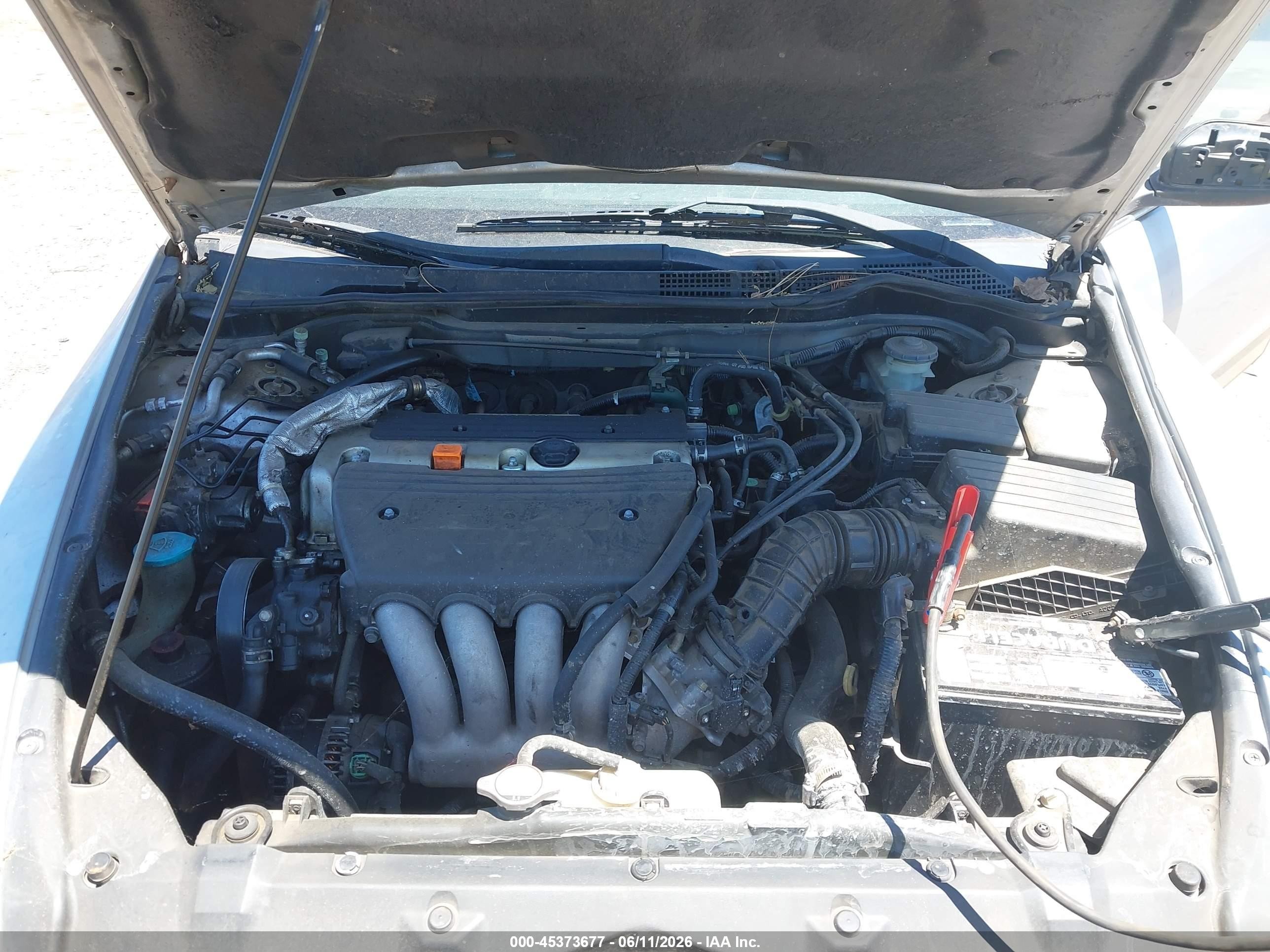 2004 Honda Accord 2.4 Lx Silver vin: JHMCM56394C012344