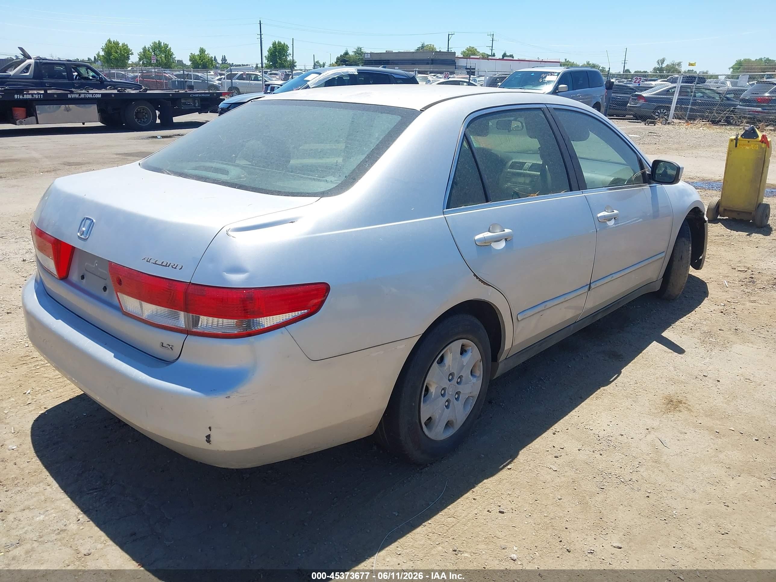 2004 Honda Accord 2.4 Lx Silver vin: JHMCM56394C012344
