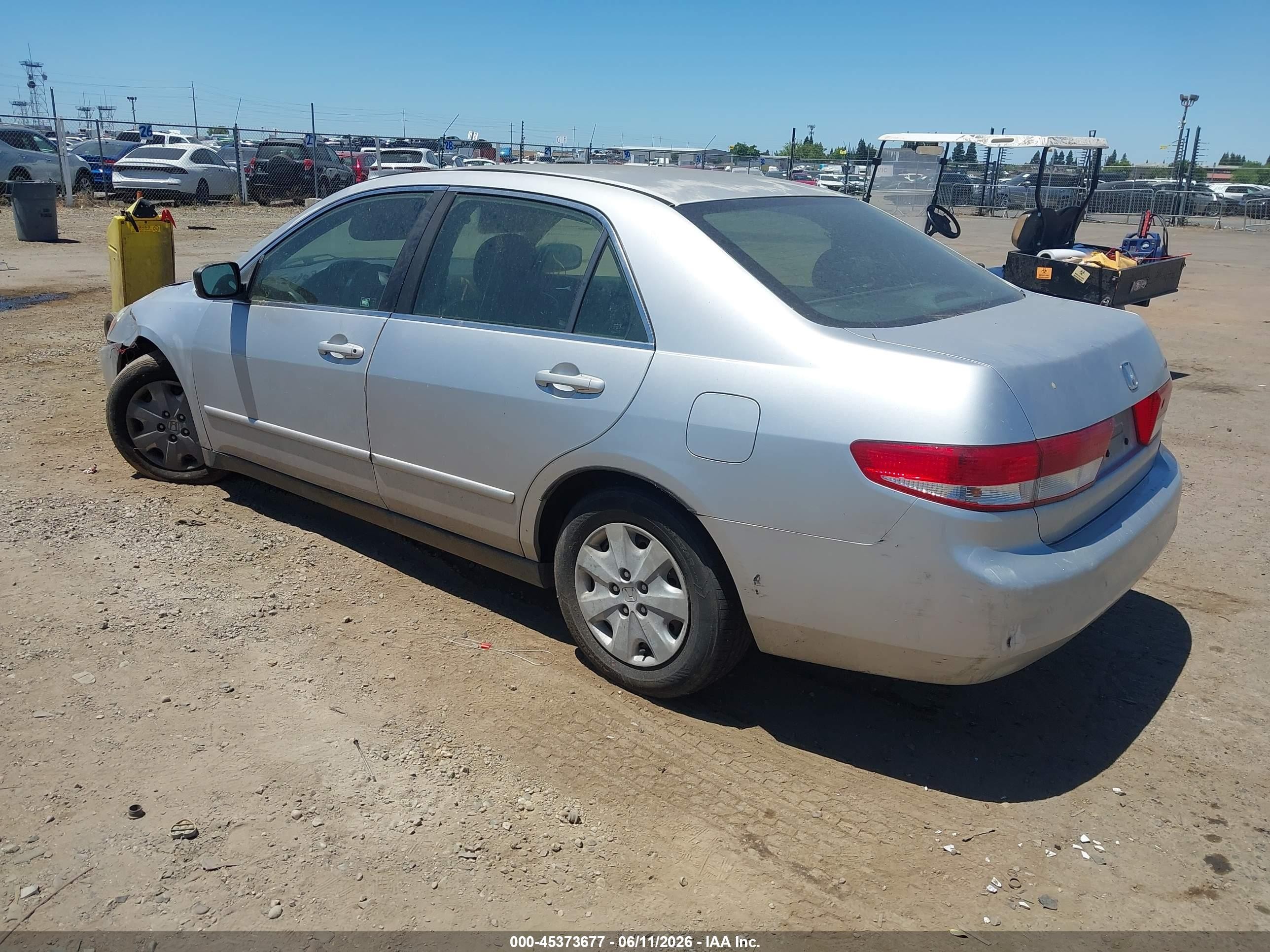 2004 Honda Accord 2.4 Lx Silver vin: JHMCM56394C012344