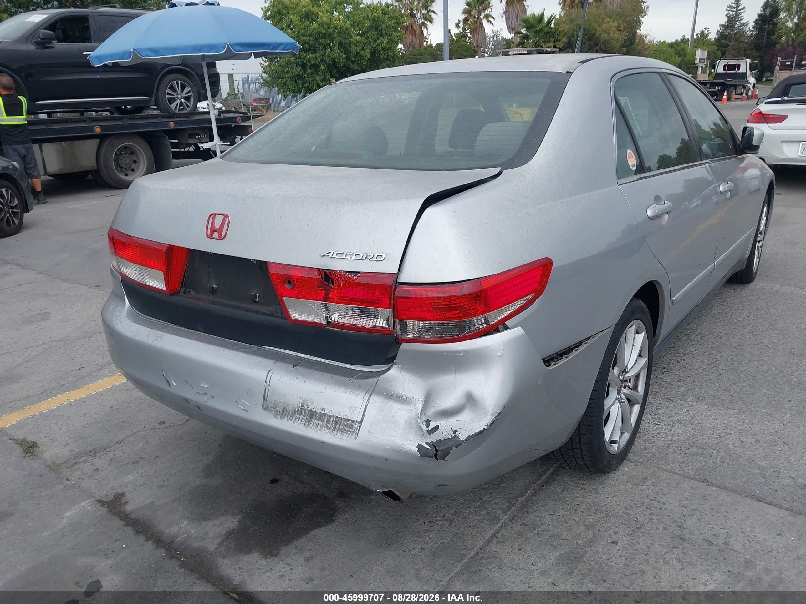 2004 Honda Accord 2.4 Lx Gray vin: JHMCM56394C023506
