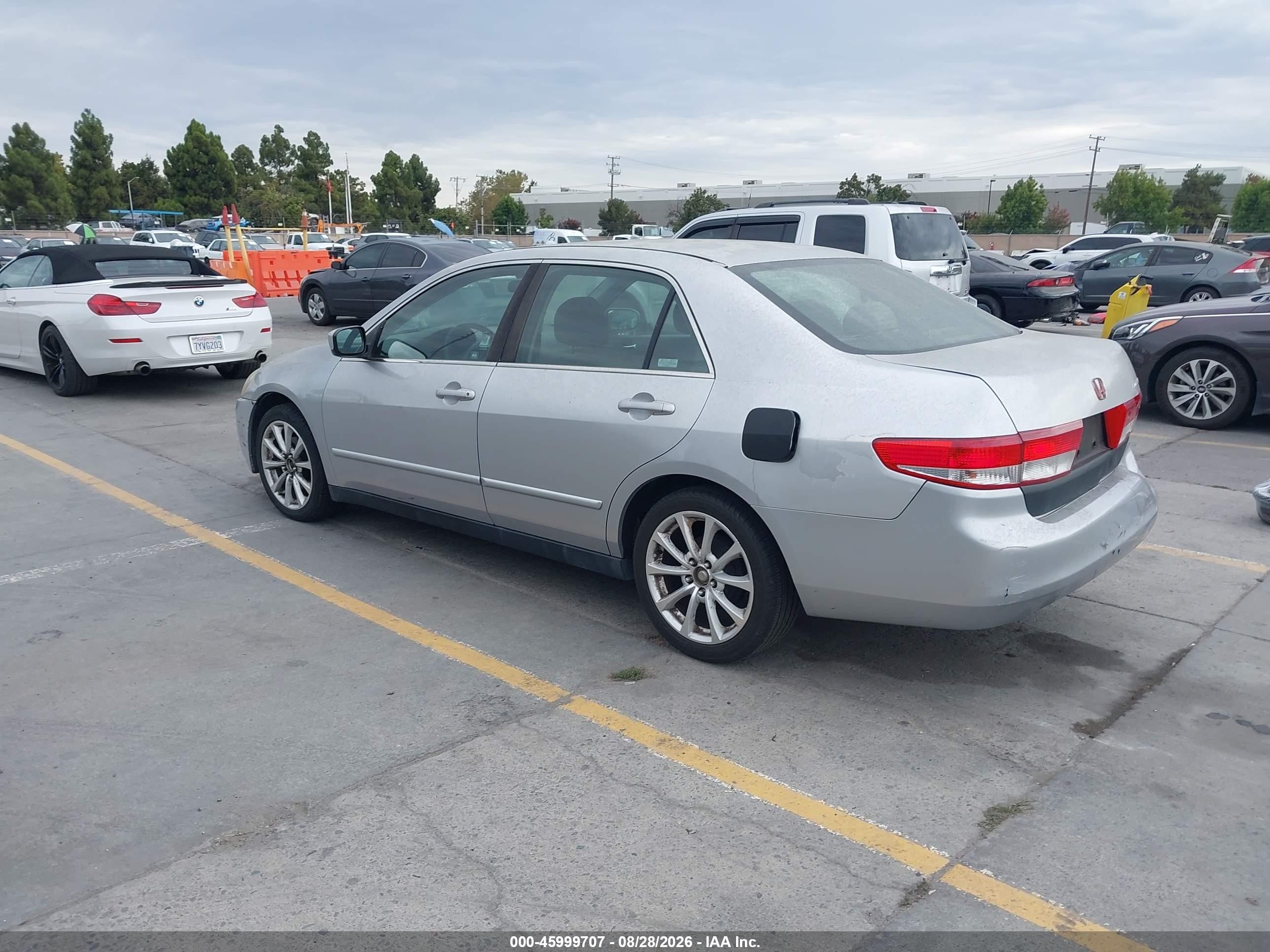 2004 Honda Accord 2.4 Lx Gray vin: JHMCM56394C023506