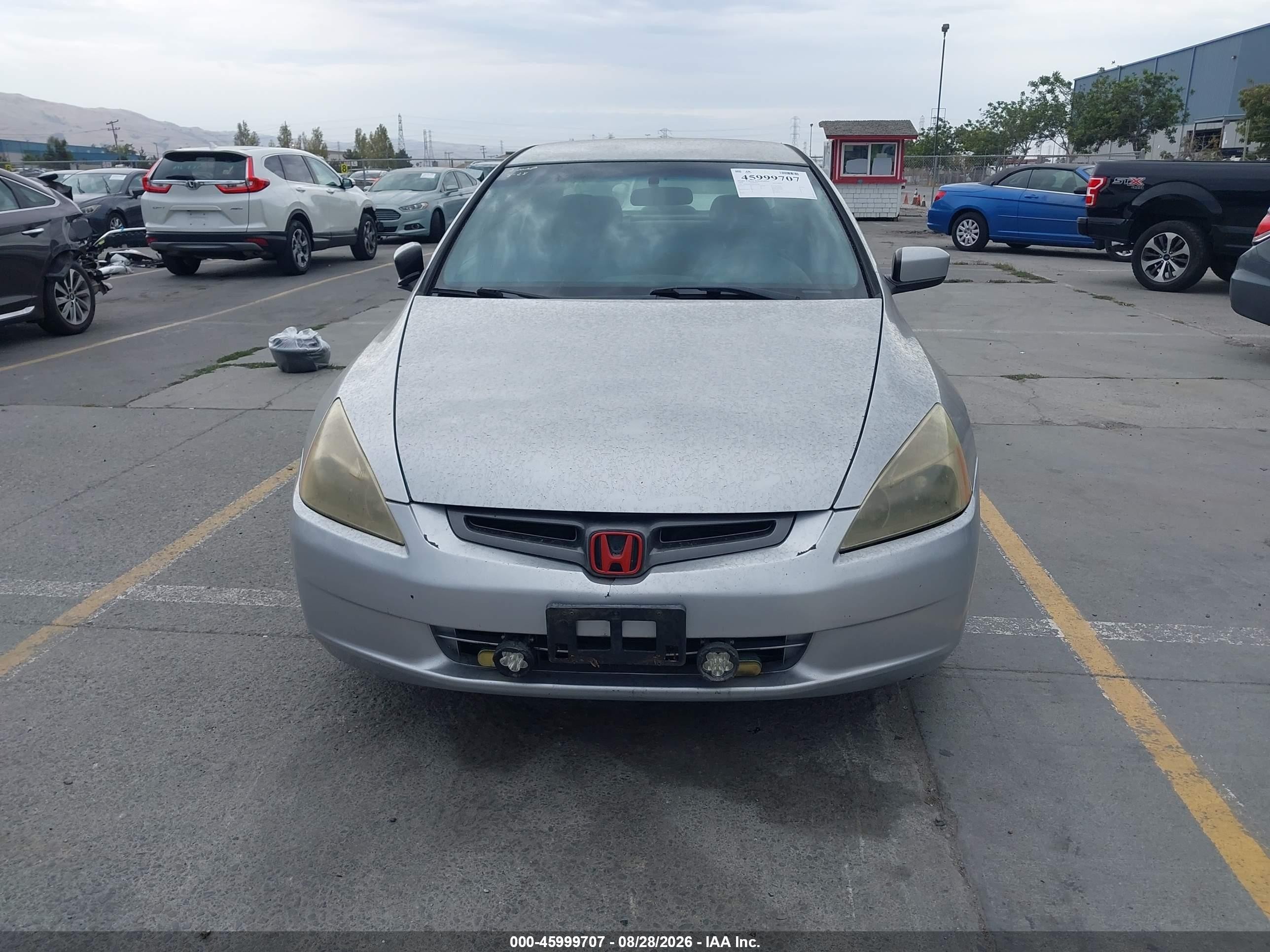 2004 Honda Accord 2.4 Lx Gray vin: JHMCM56394C023506