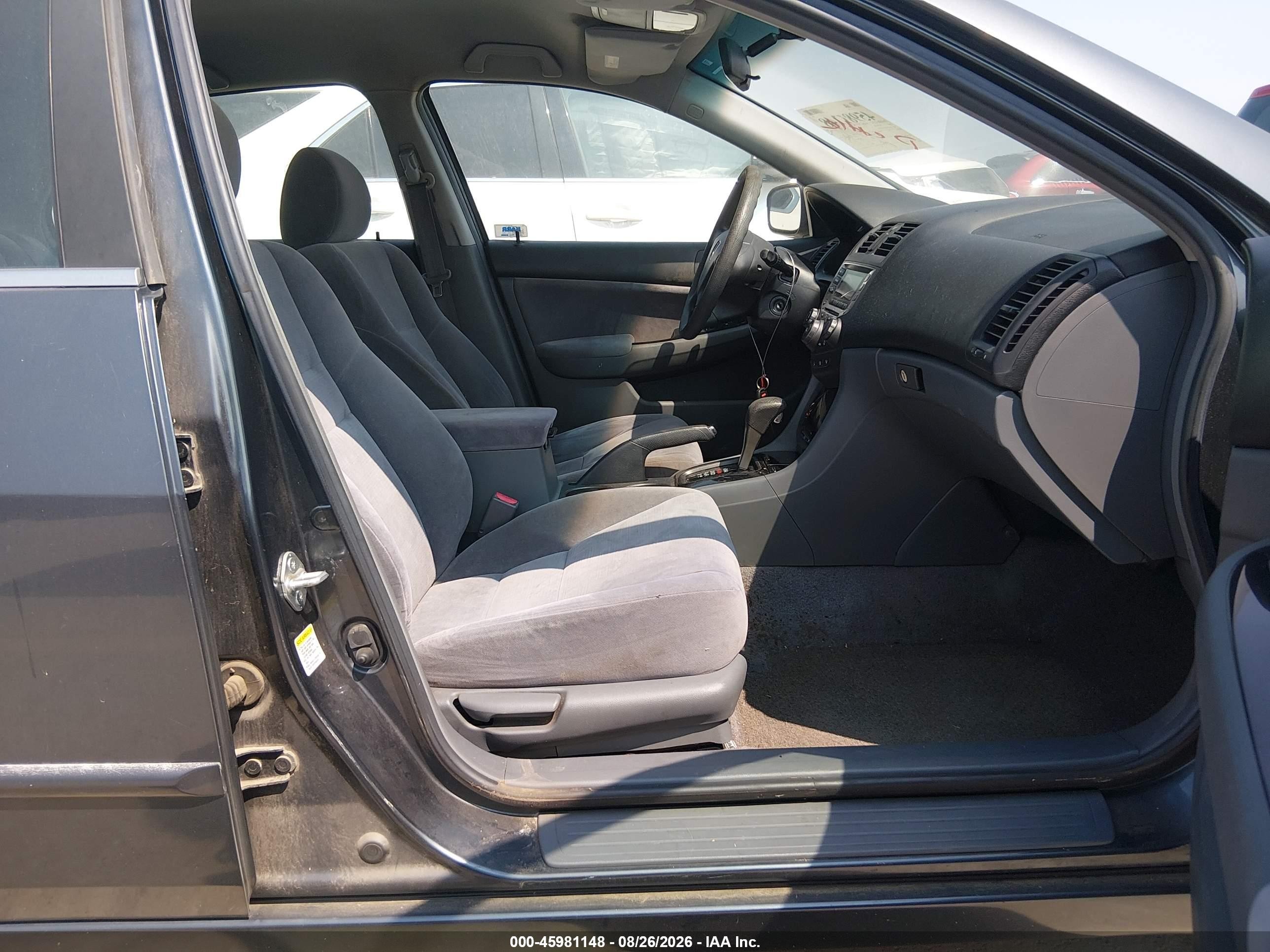 2007 Honda Accord 2.4 Se Gray vin: JHMCM56397C005981