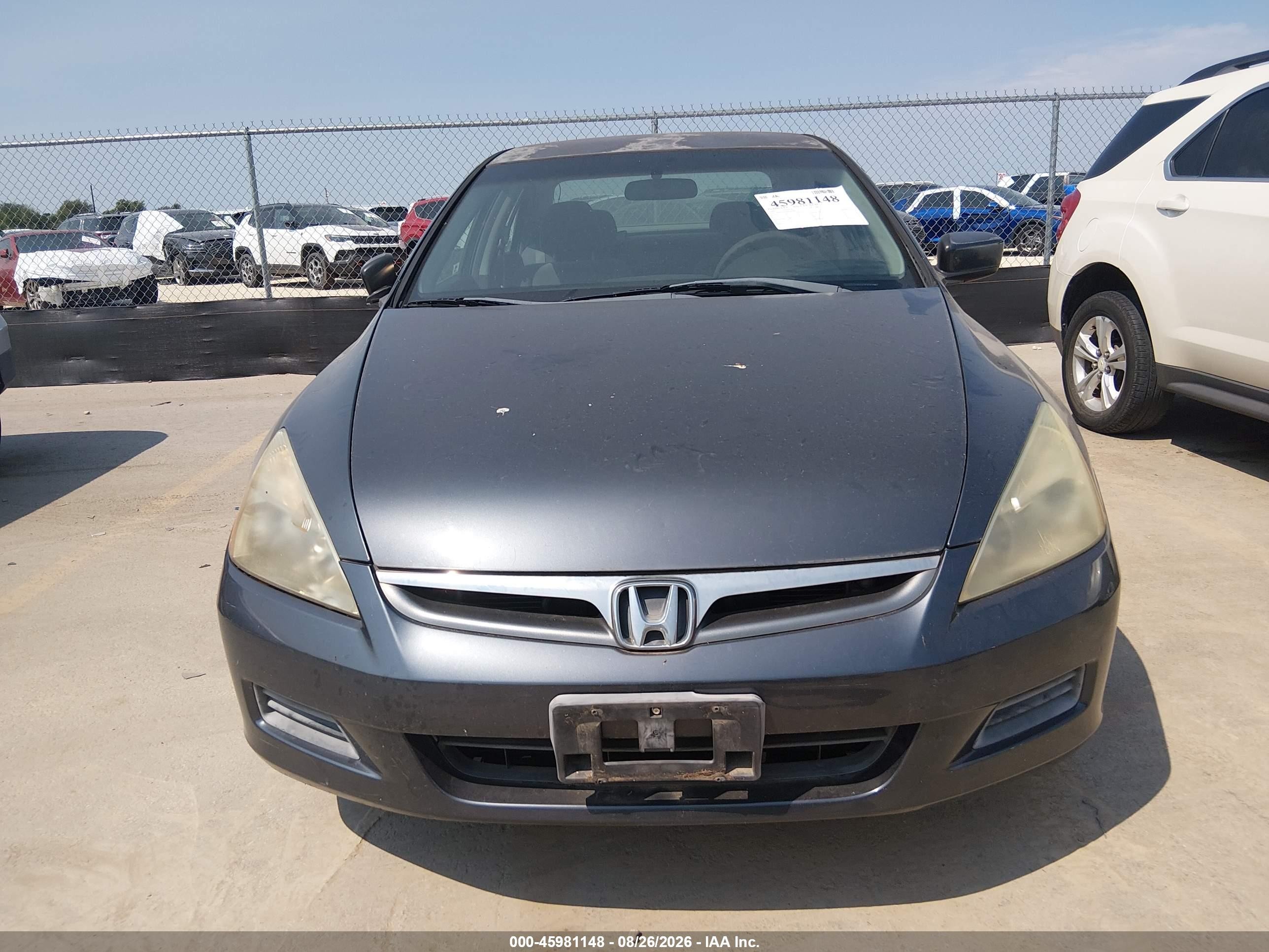 2007 Honda Accord 2.4 Se Gray vin: JHMCM56397C005981