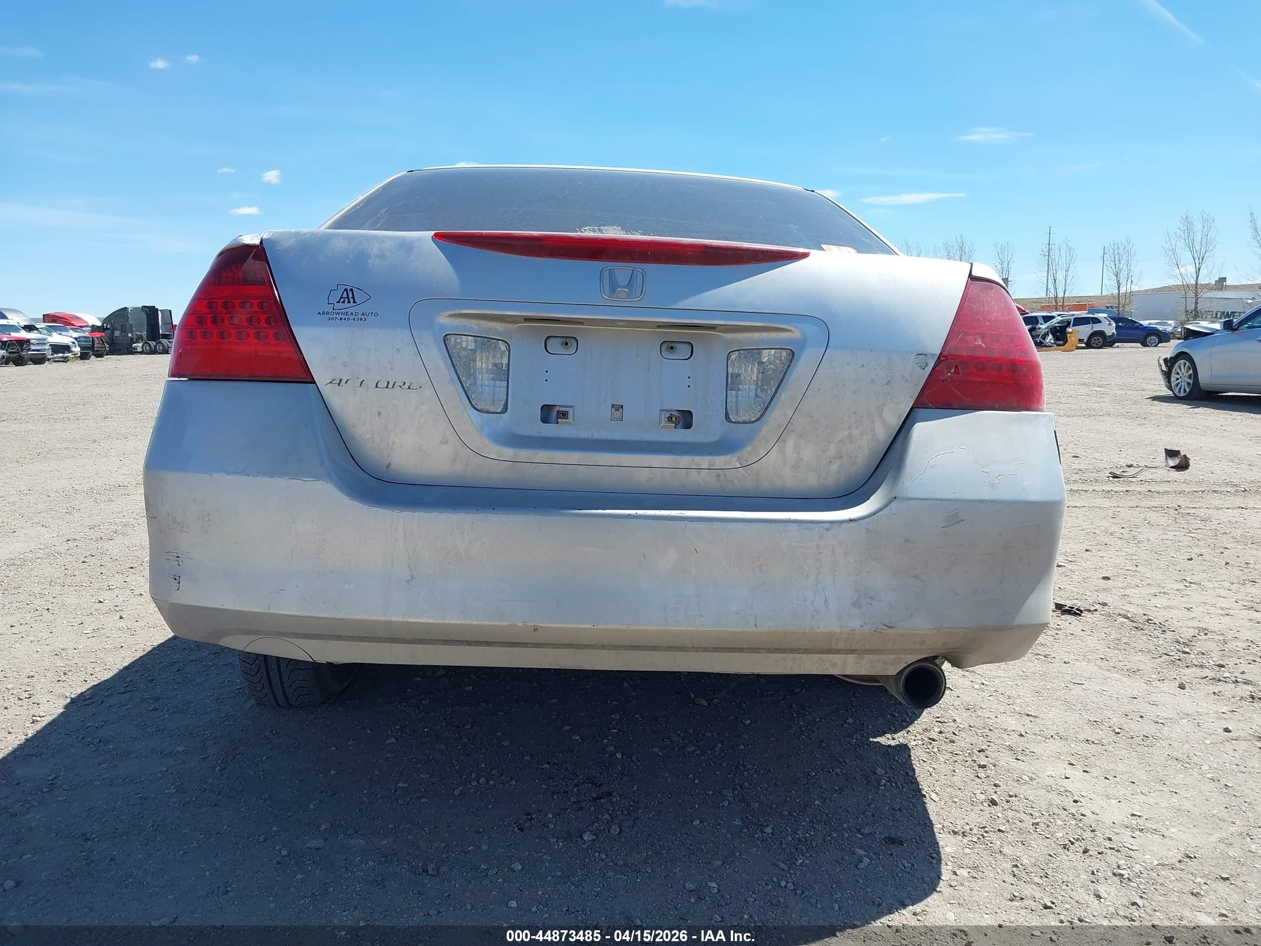 2007 Honda Accord 2.4 Se Silver vin: JHMCM56397C009979