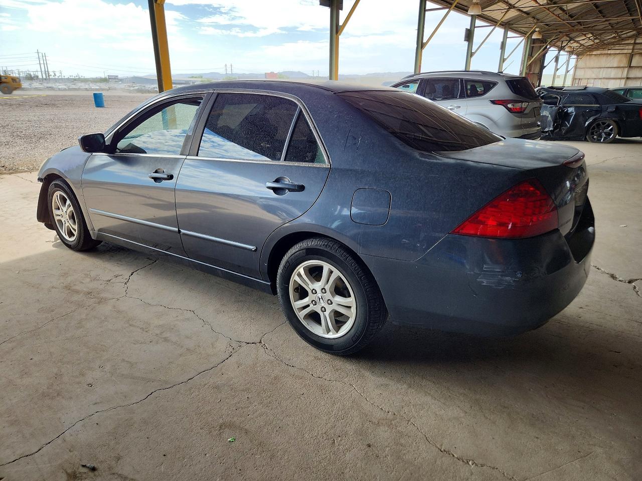 2007 Honda Accord Se Gray vin: JHMCM56397C010193