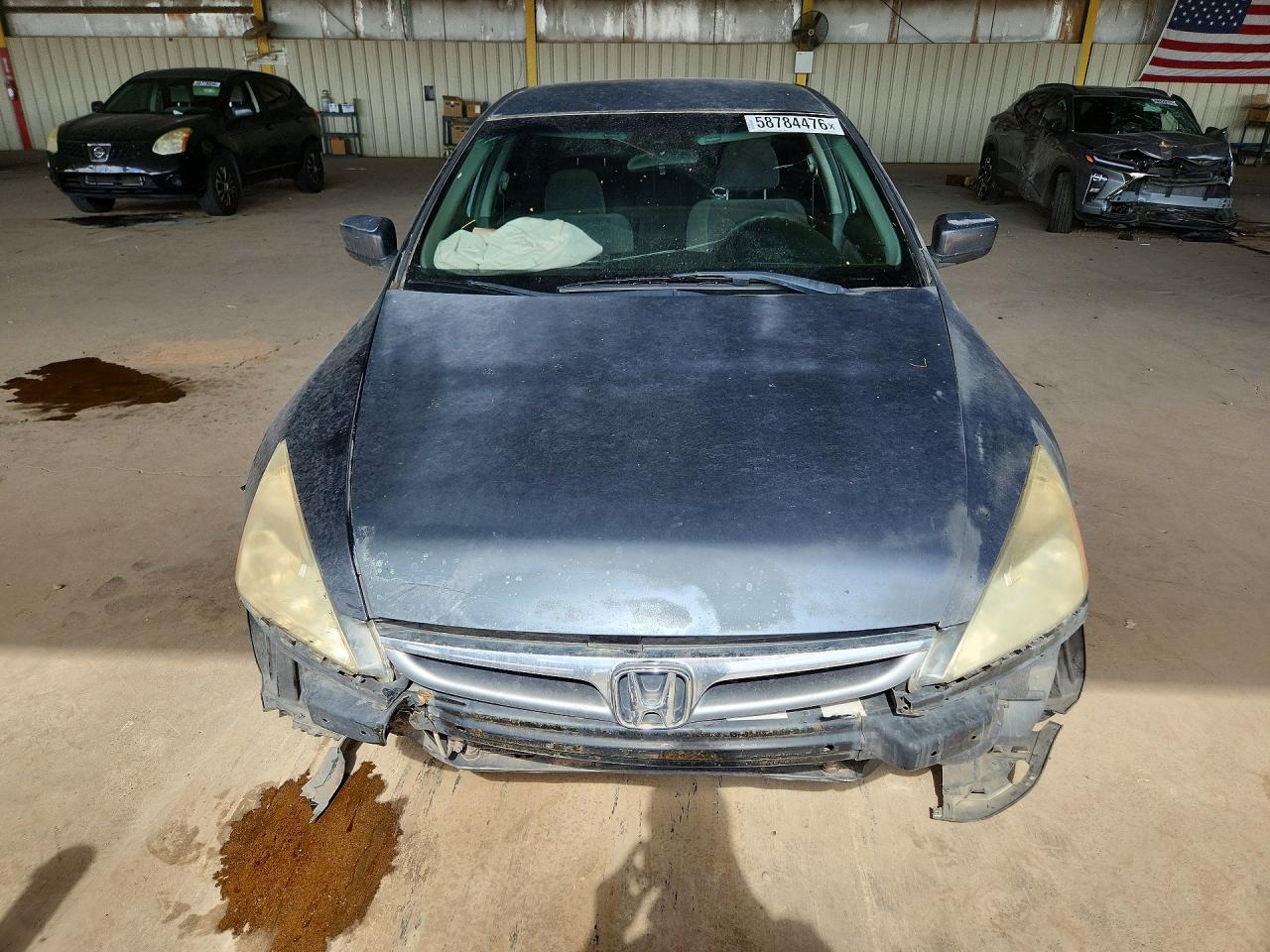 2007 Honda Accord Se Gray vin: JHMCM56397C010193